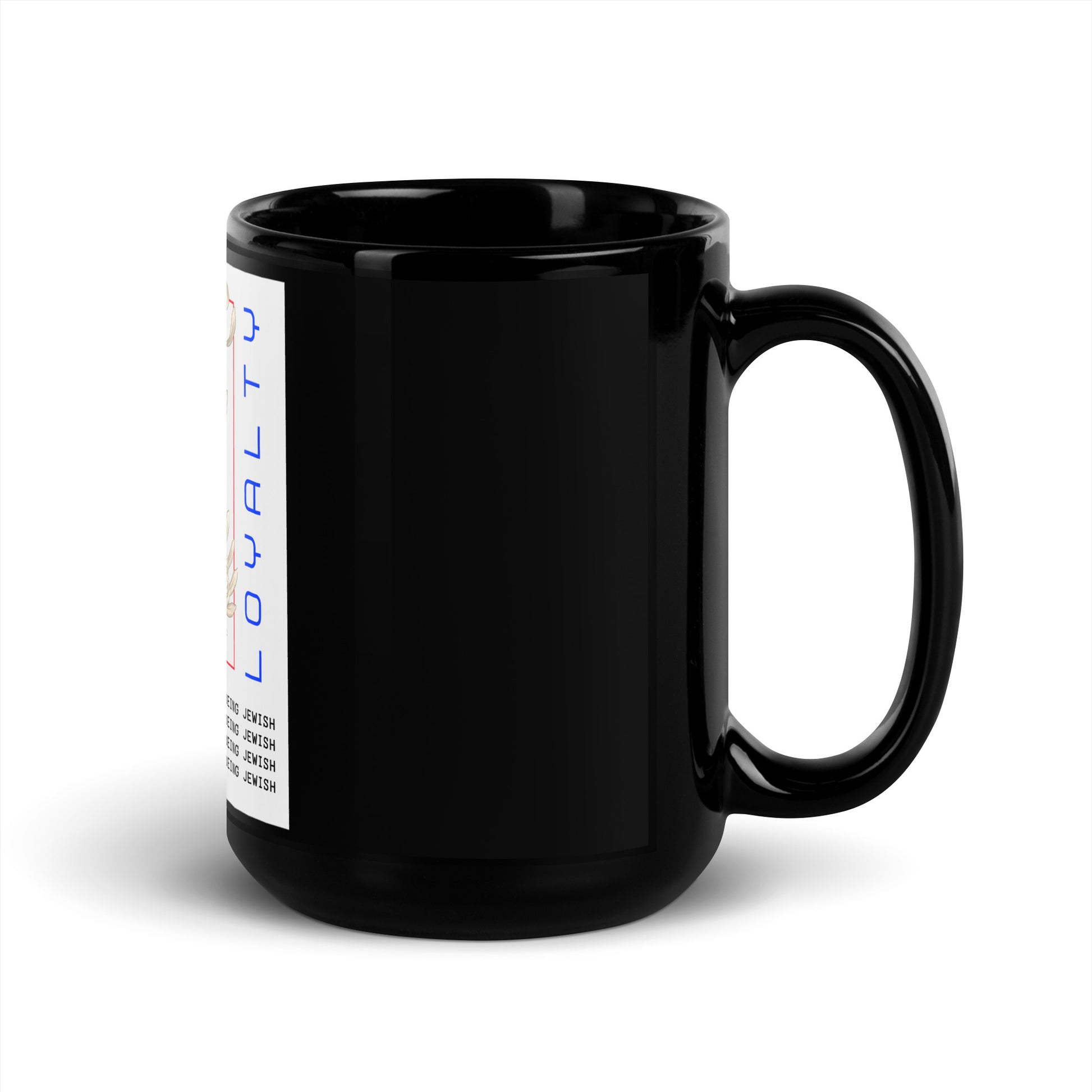 All In For Jews | Black Glossy Mug Jouparty