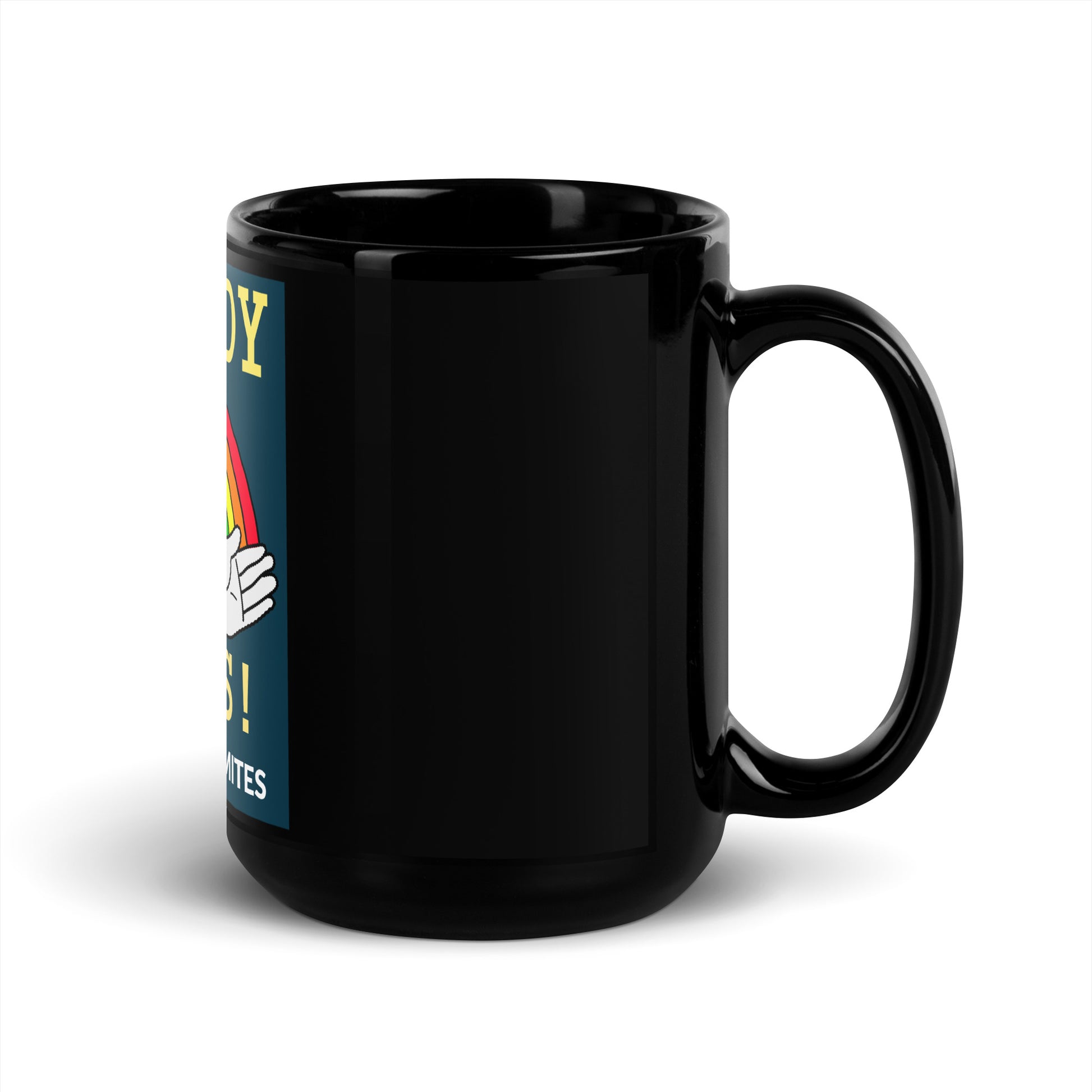 All In For Jews | Black Glossy Mug Jouparty