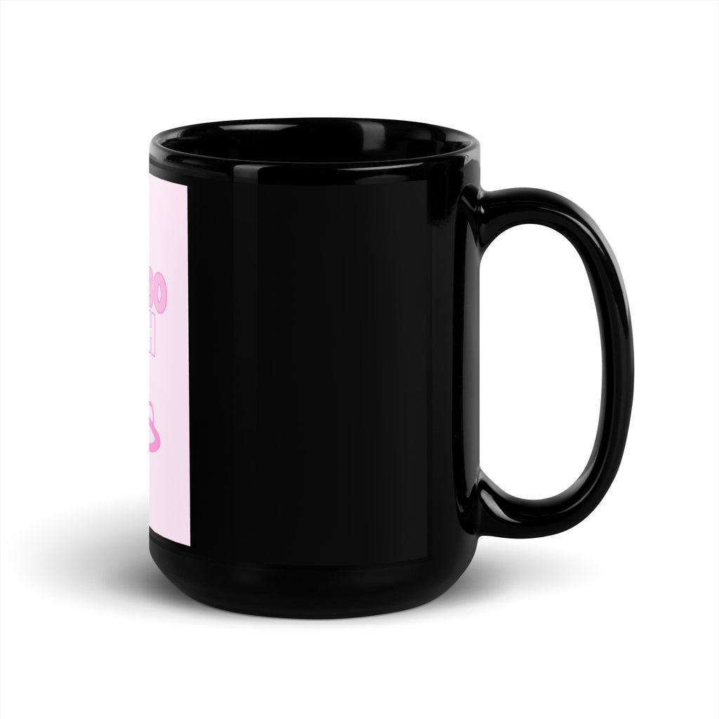 Jewish Pink Era | Black Glossy Mug Jouparty