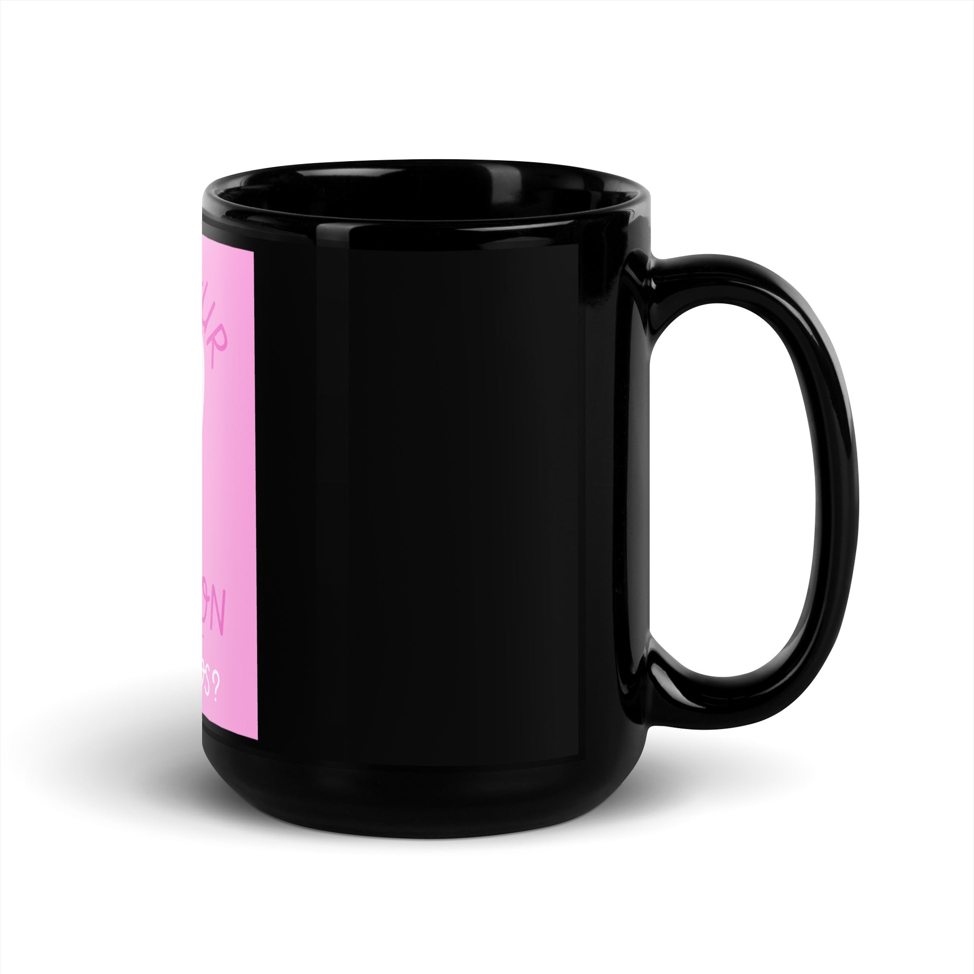 Jewish Pink Era | Black Glossy Mug