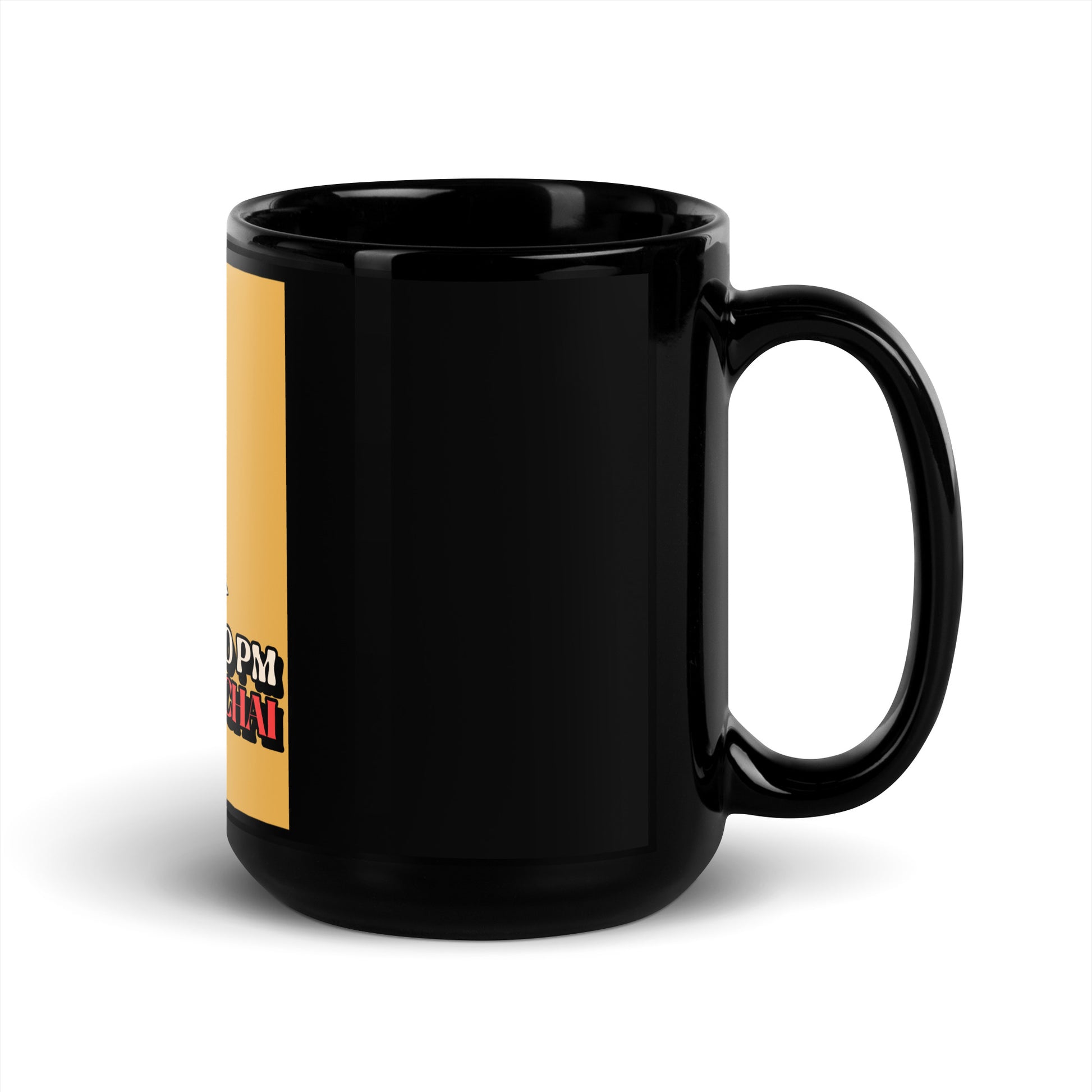 AM To PM | Black Glossy Mug