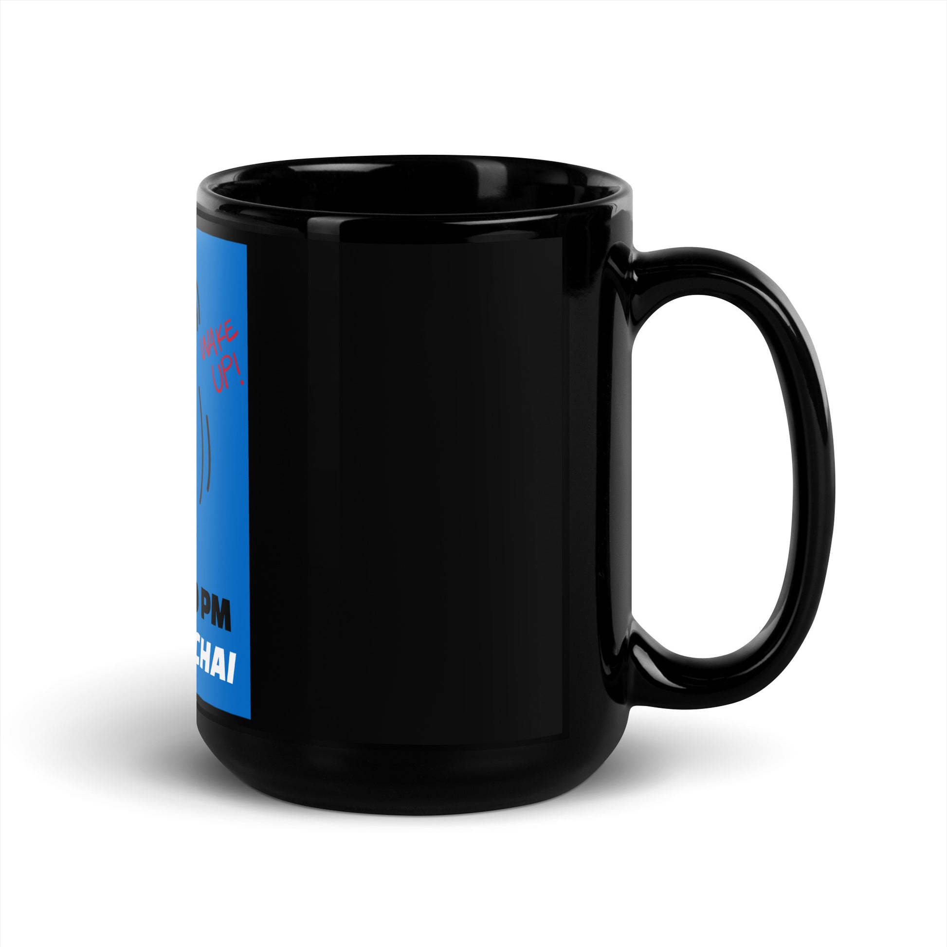 AM To PM | Black Glossy Mug