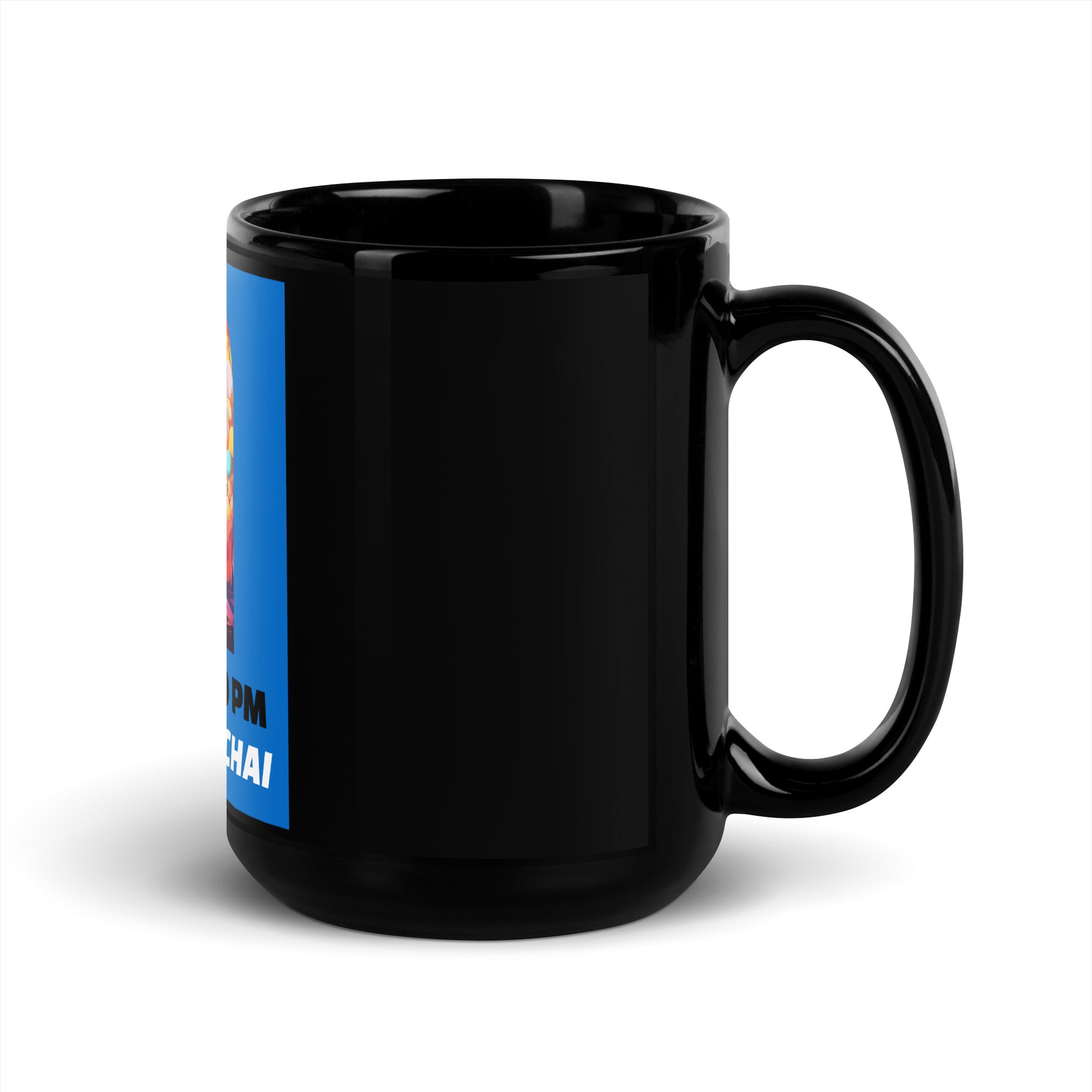 AM To PM | Black Glossy Mug