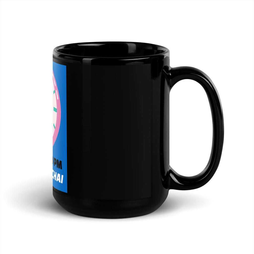 AM To PM | Black Glossy Mug