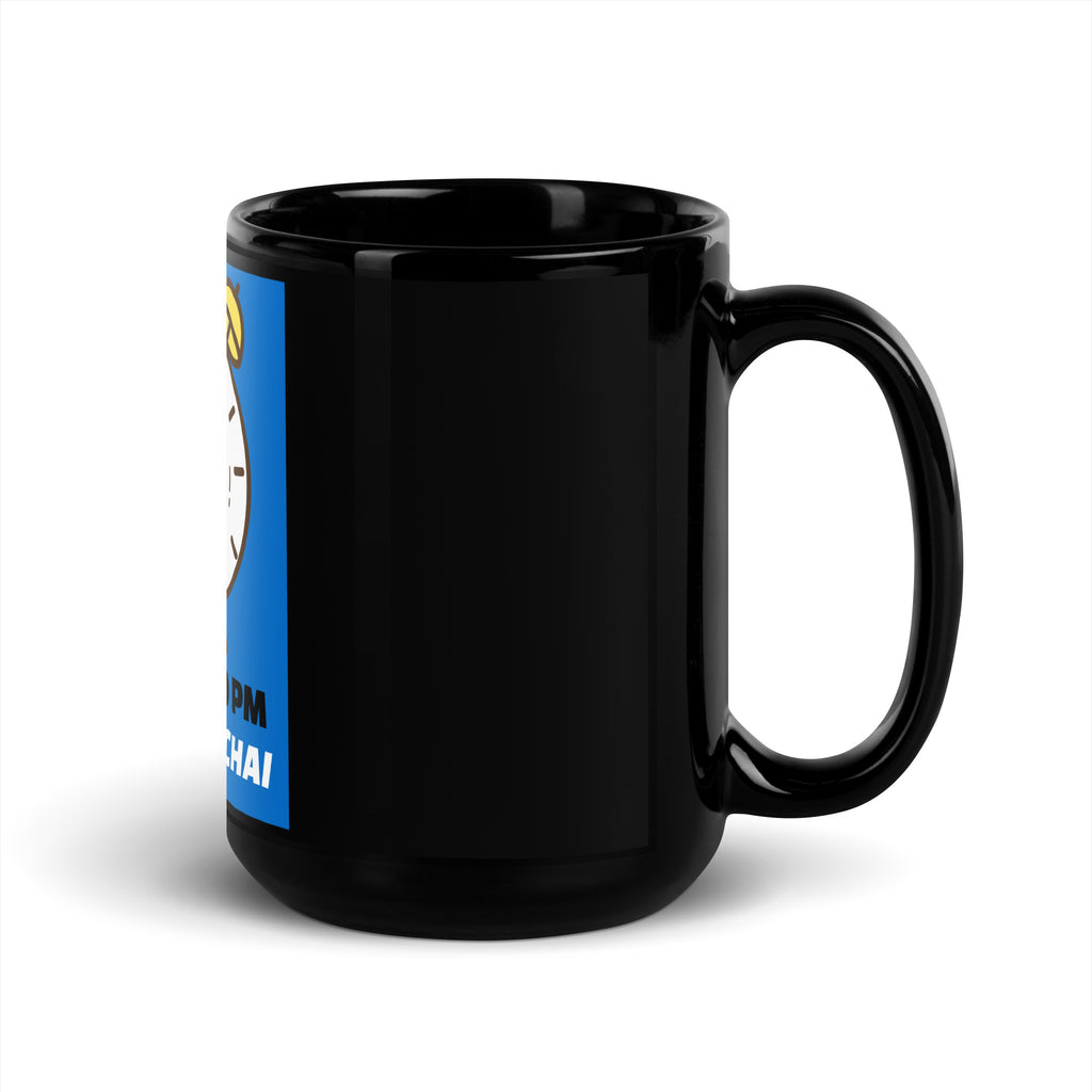 AM To PM | Black Glossy Mug