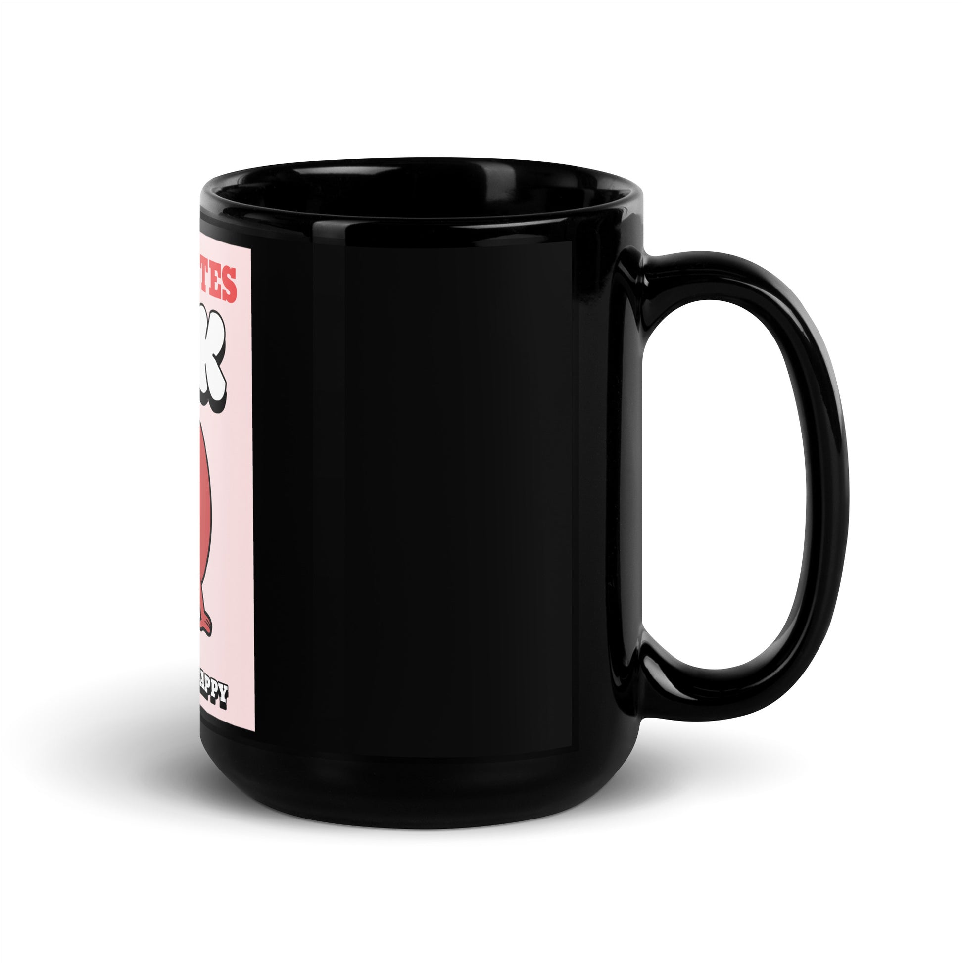 Antisemites Suck | Black Glossy Mug