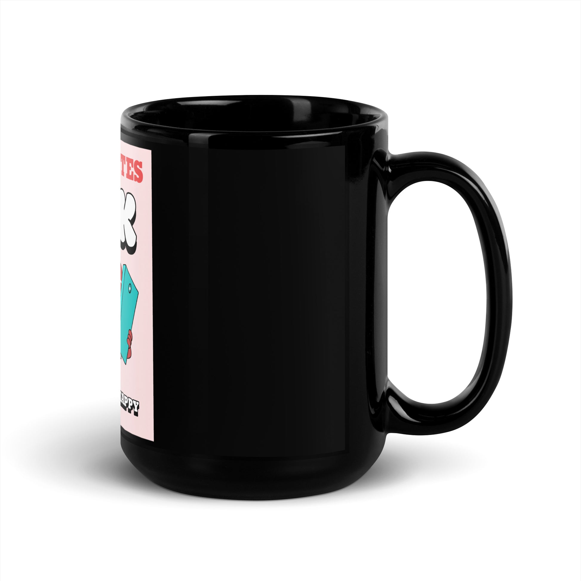 Antisemites Suck | Black Glossy Mug