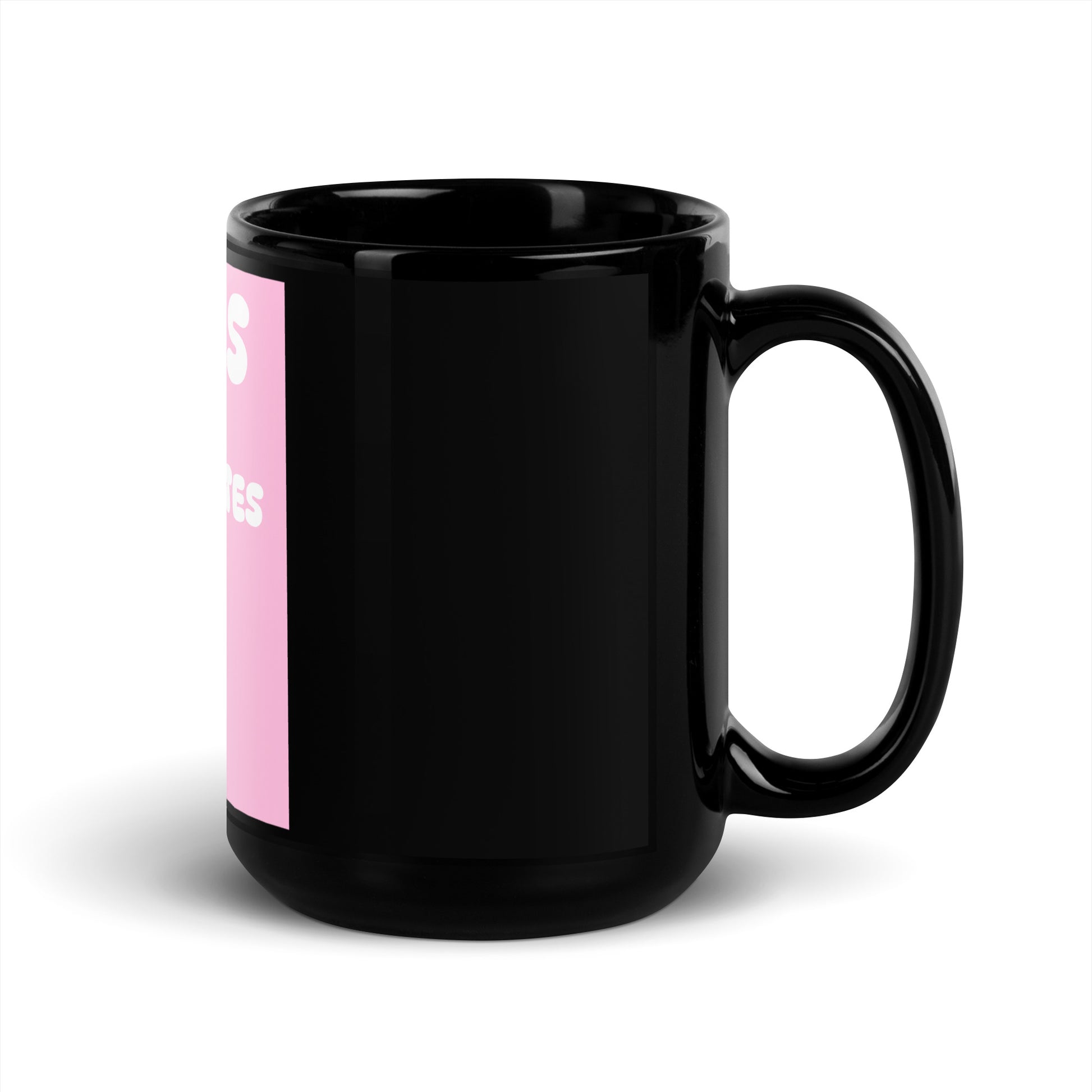 Fries Over Antisemites | Black Glossy Mug