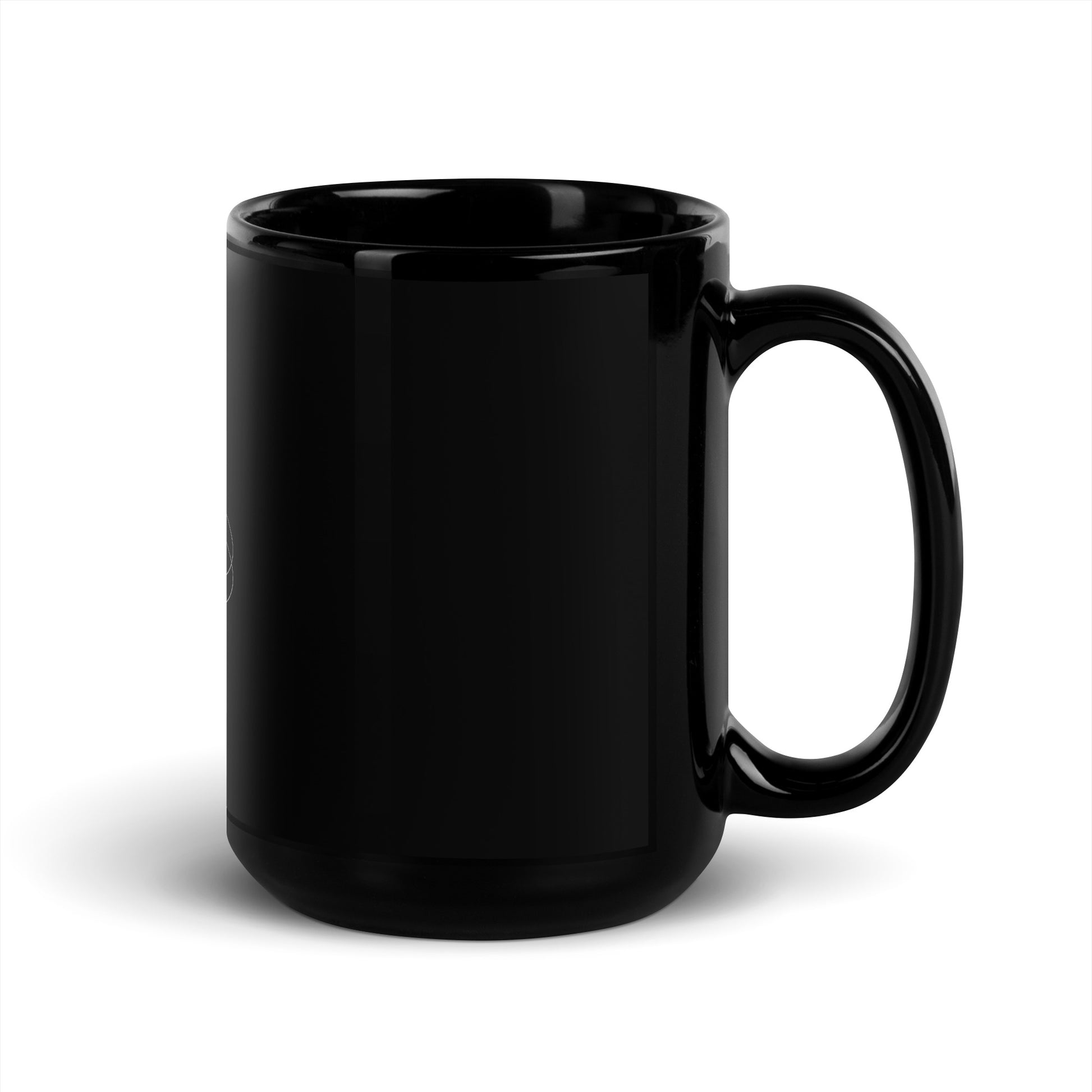 Stop Antisemitism | Plants & Flowers Edition | Black Glossy Mug