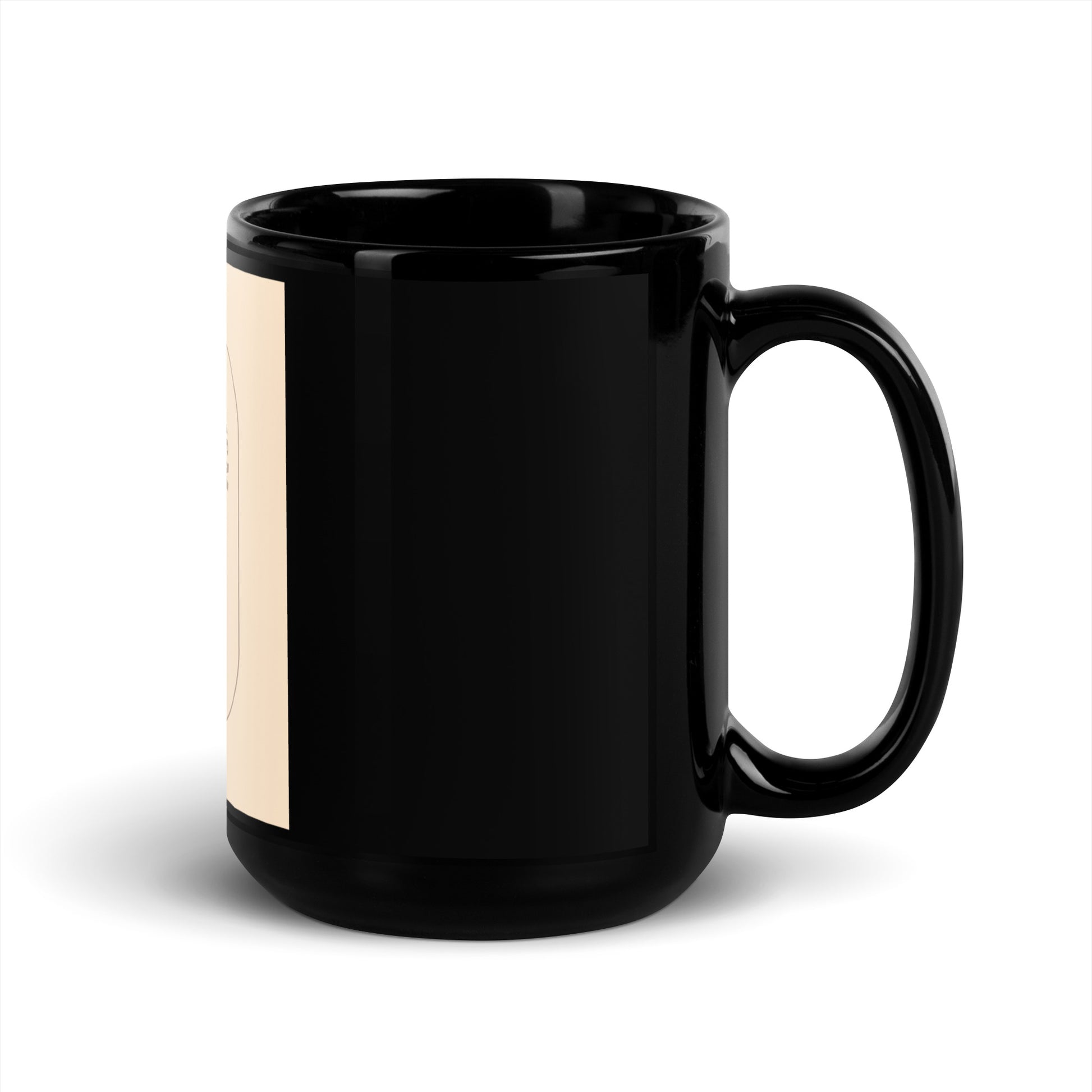 Stop Antisemitism | Plants & Flowers Edition | Black Glossy Mug