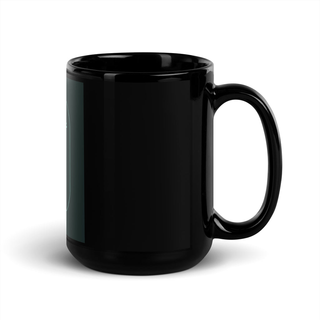 Stop Antisemitism | Plants & Flowers Edition | Black Glossy Mug