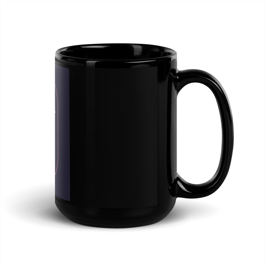Stop Antisemitism | Plants & Flowers Edition | Black Glossy Mug