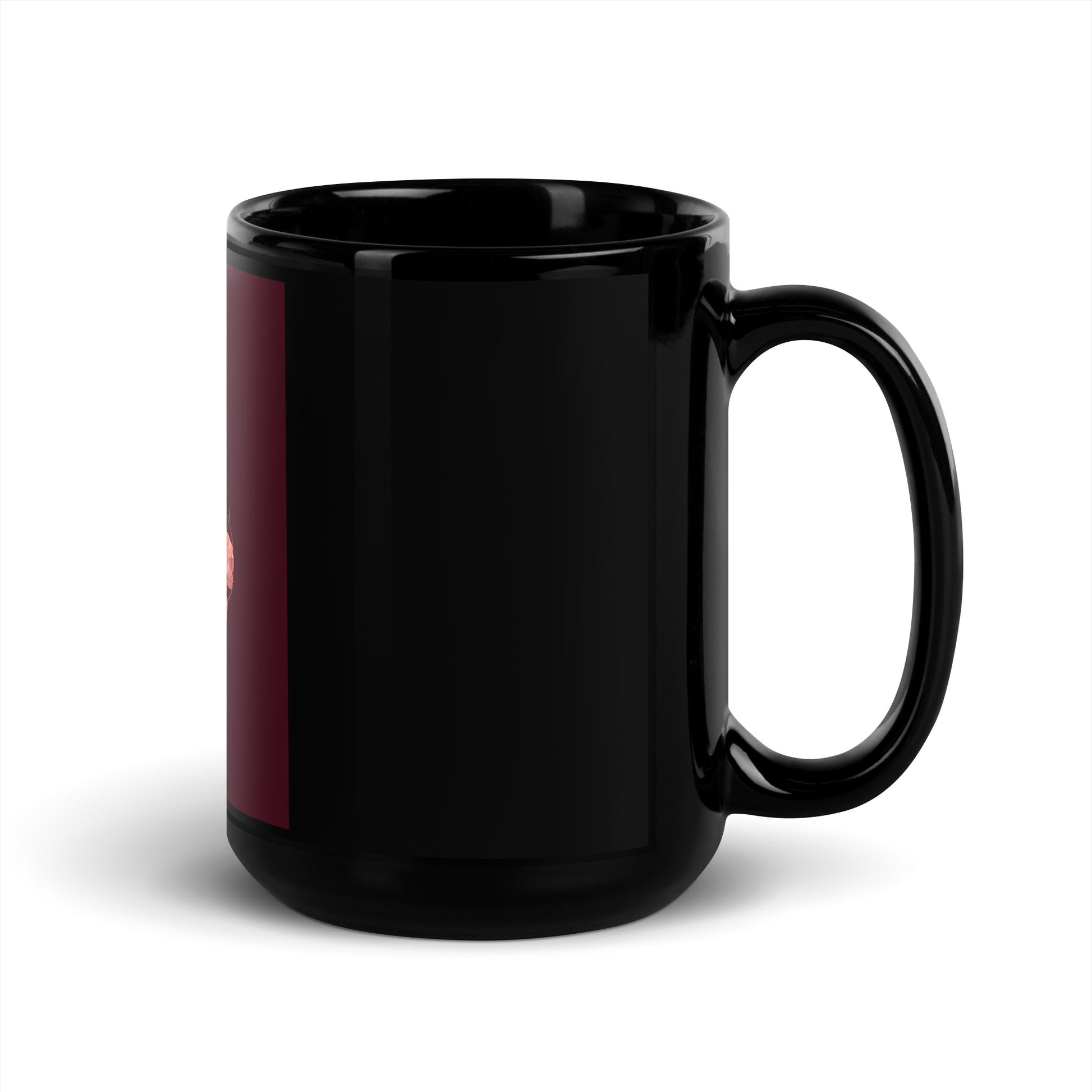 Stop Antisemitism | Plants & Flowers Edition | Black Glossy Mug