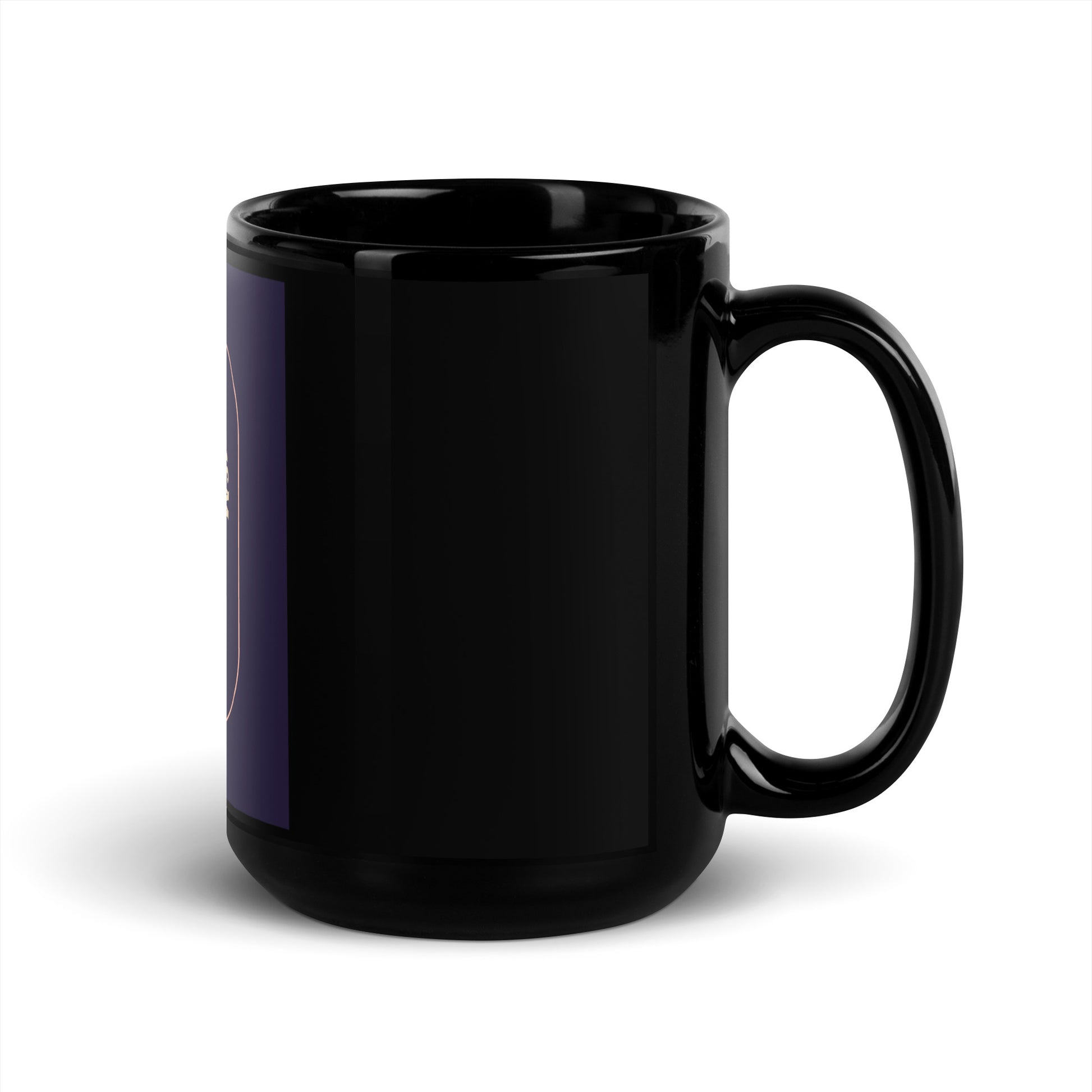 Stop Antisemitism | Plants & Flowers Edition | Black Glossy Mug