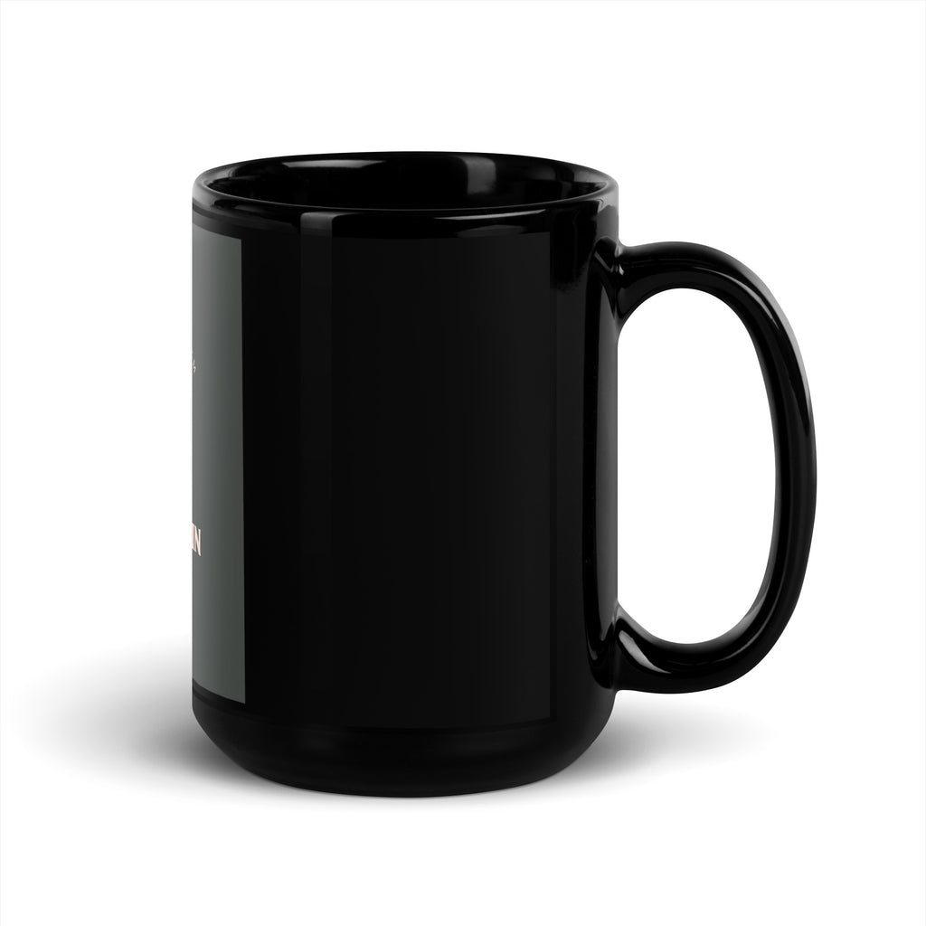 Stop Antisemitism | Plants & Flowers Edition | Black Glossy Mug