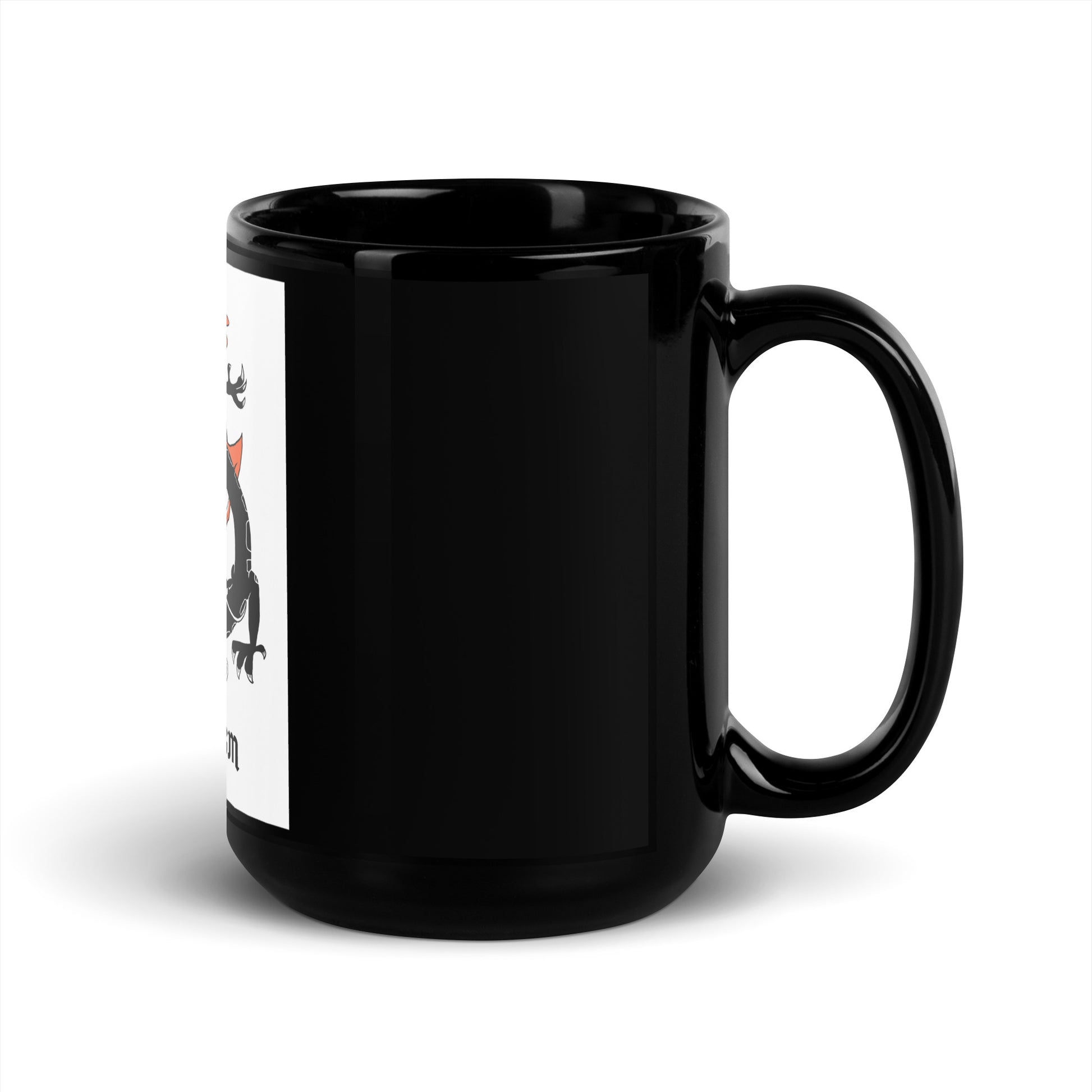 Dragon Adventure | Black Glossy Mug