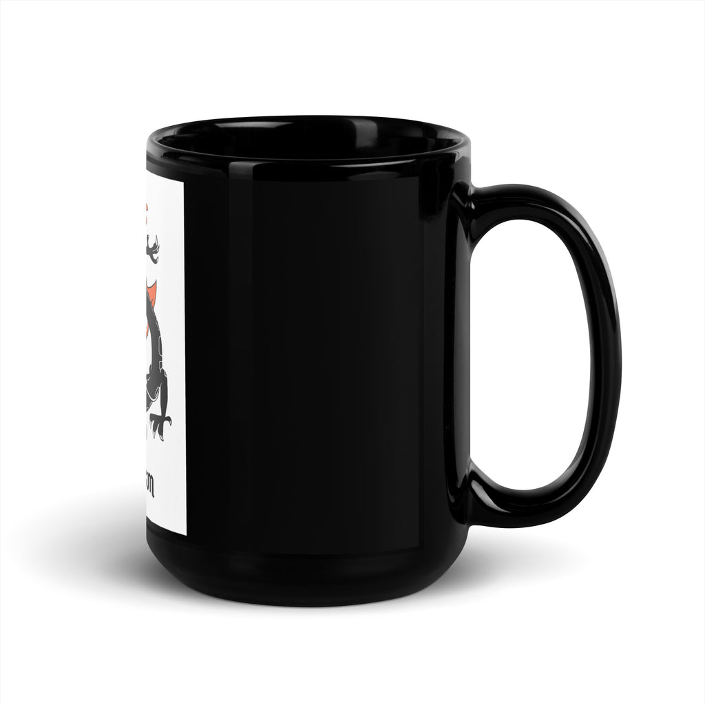 Dragon Adventure | Black Glossy Mug