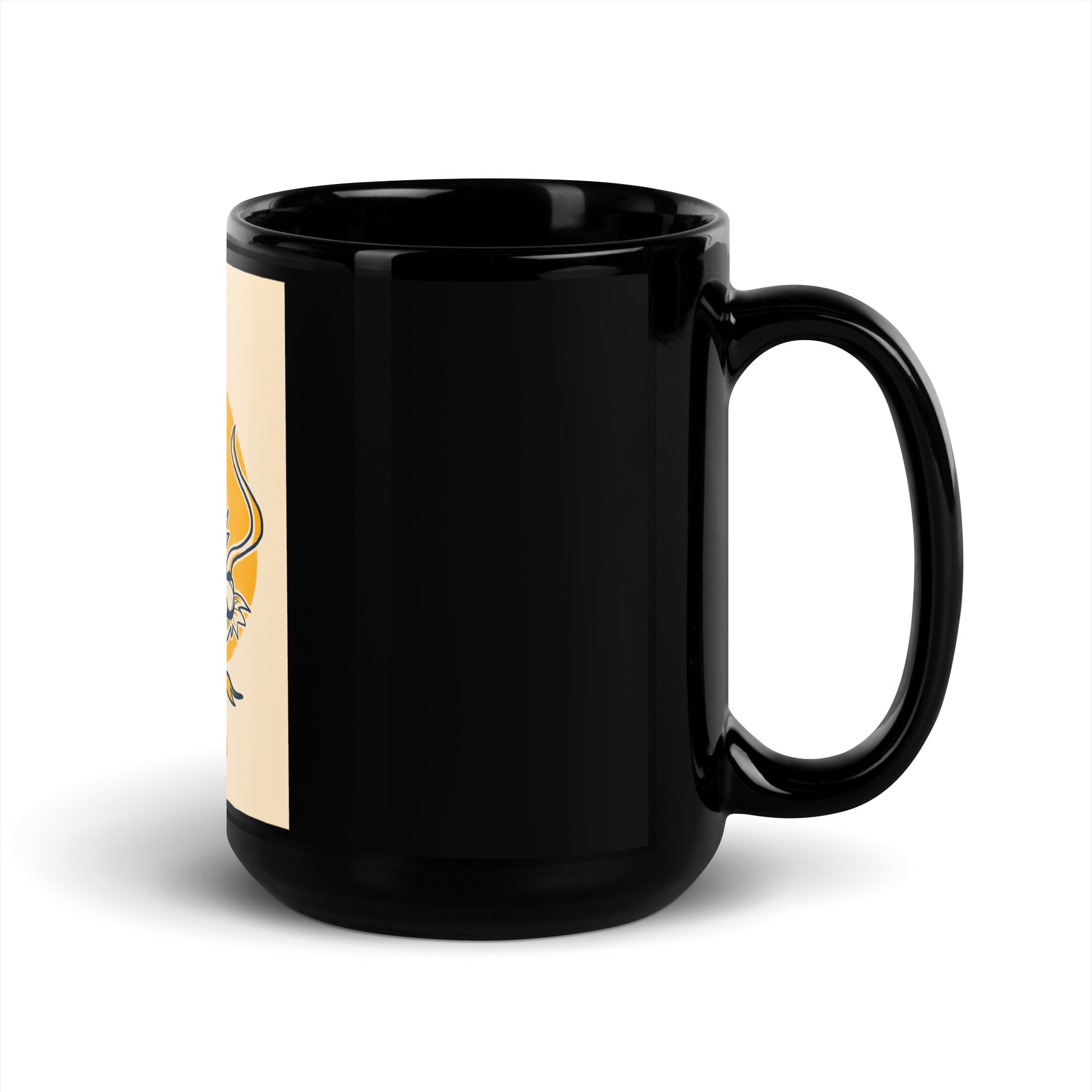 Dragon Adventure | Black Glossy Mug