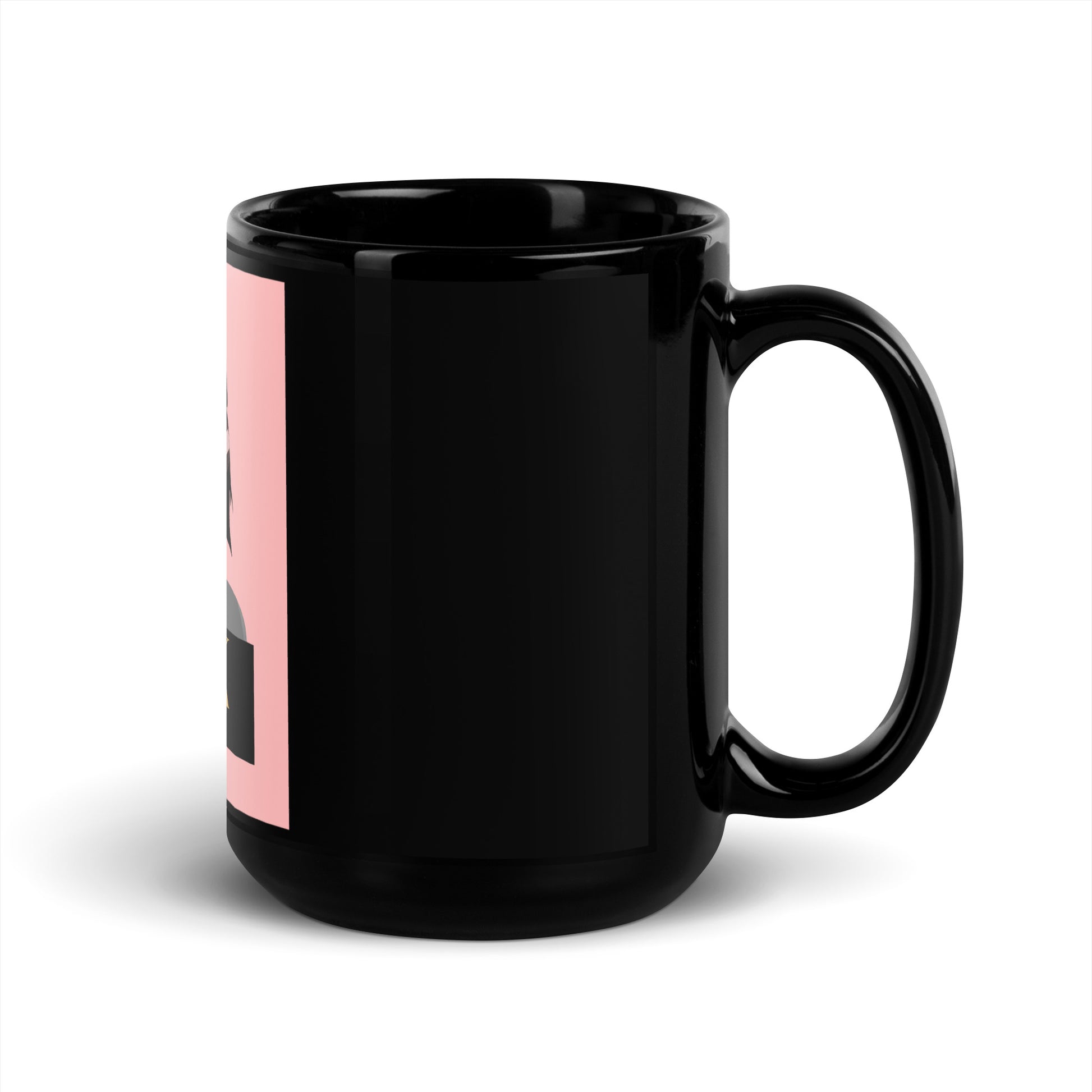 Black & Jewish Love | Black Glossy Mug
