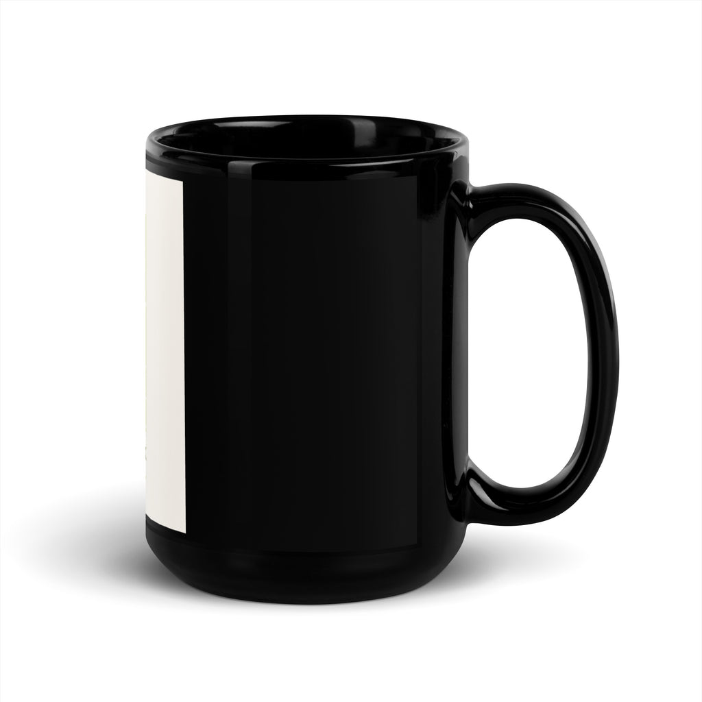 Black & Jewish Love | Black Glossy Mug