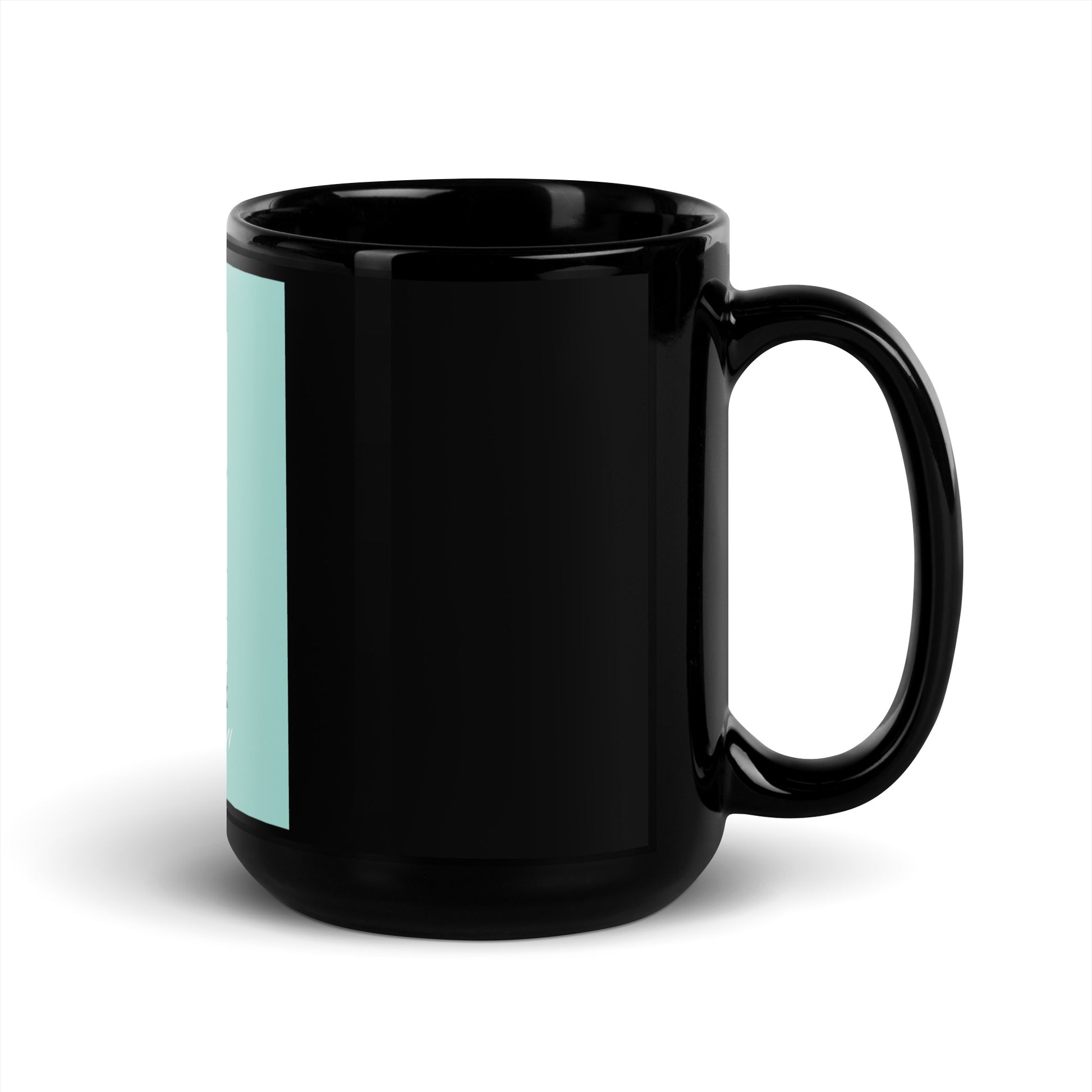 Black & Jewish Love | Black Glossy Mug