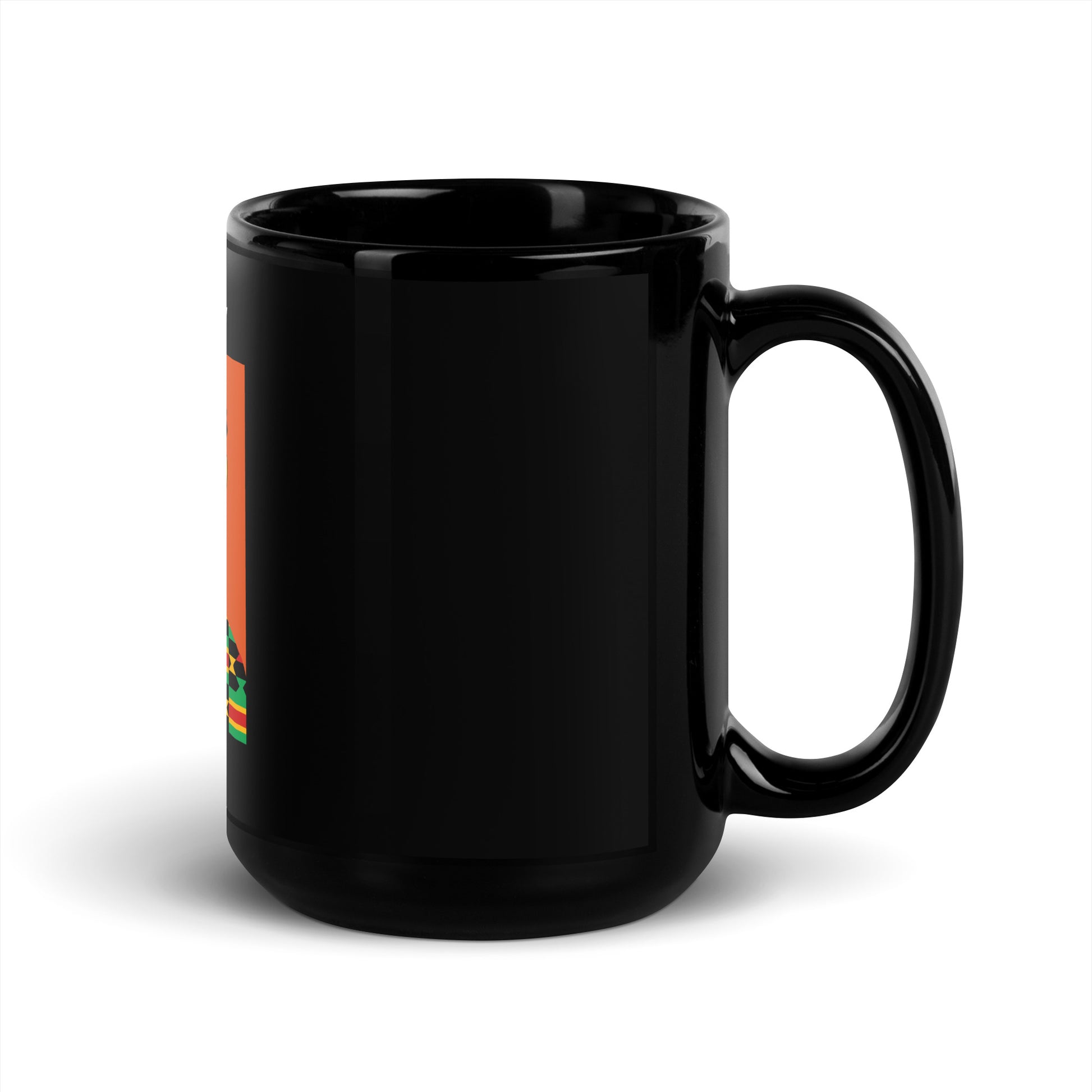 Black & Jewish Love | Black Glossy Mug