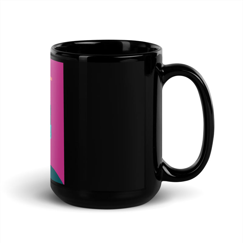 Black & Jewish Love | Black Glossy Mug