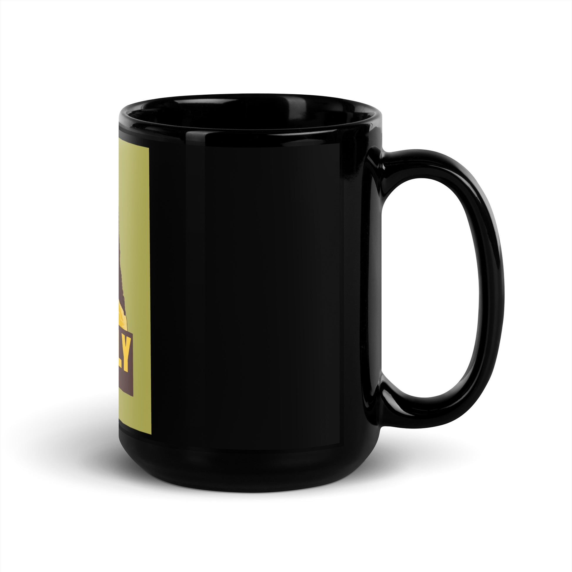 Black & Jewish Love | Black Glossy Mug