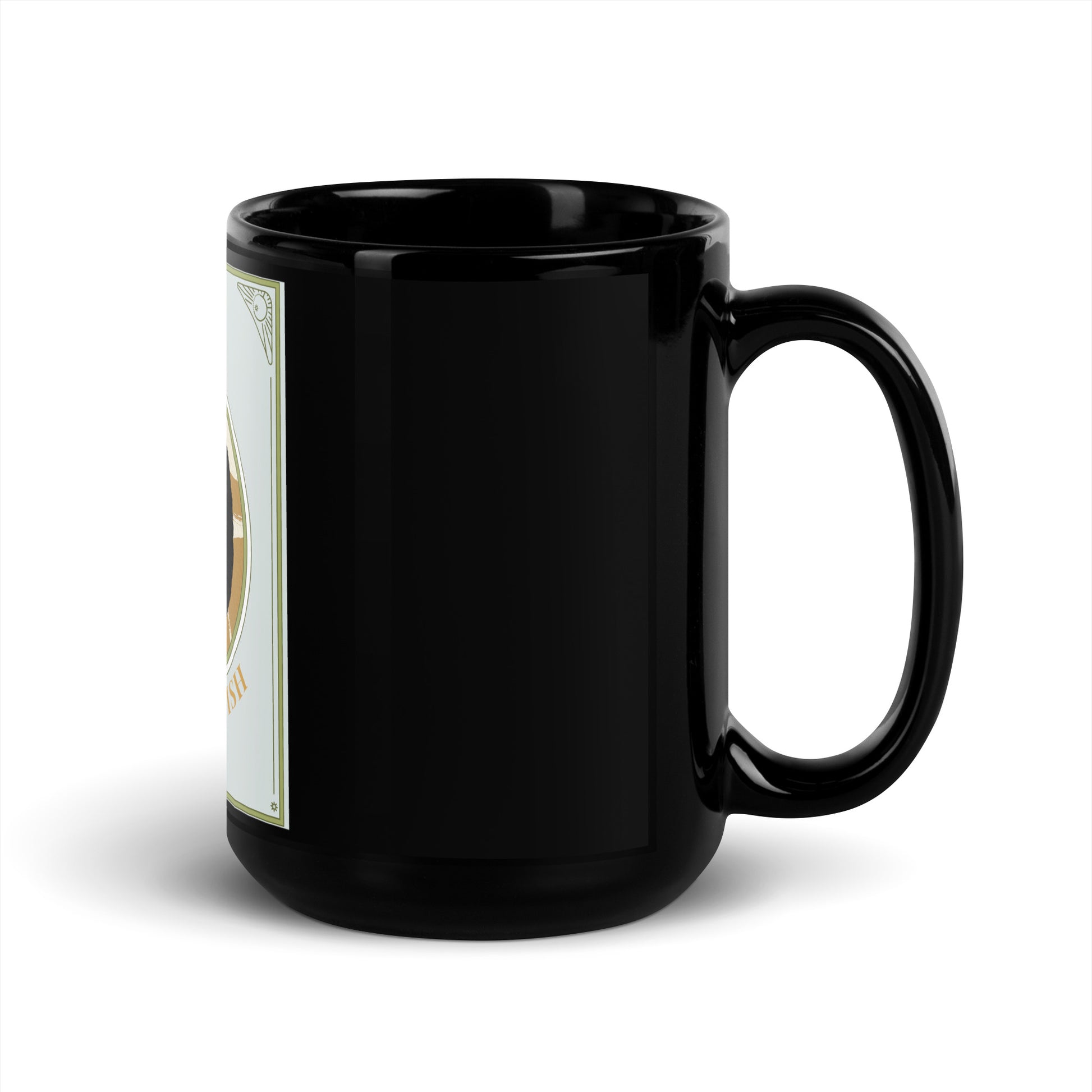 Black & Jewish Love | Black Glossy Mug