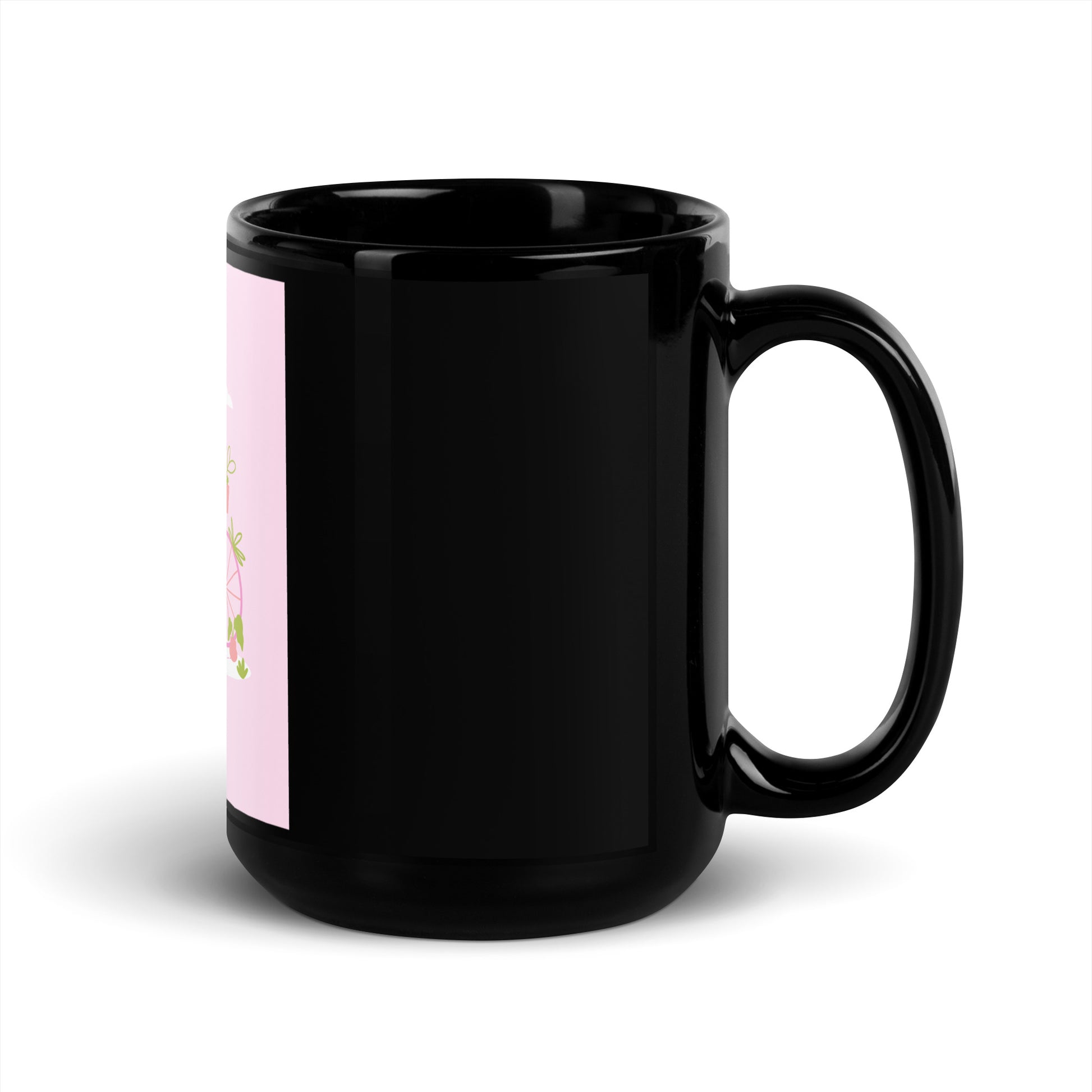 Bike Journey | Stop Antisemitism | Black Glossy Mug
