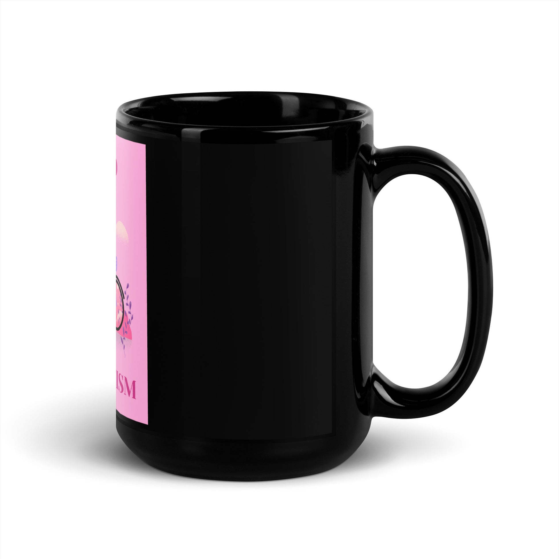 Bike Journey | Stop Antisemitism | Black Glossy Mug