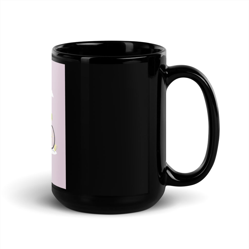 Bike Journey | Stop Antisemitism | Black Glossy Mug