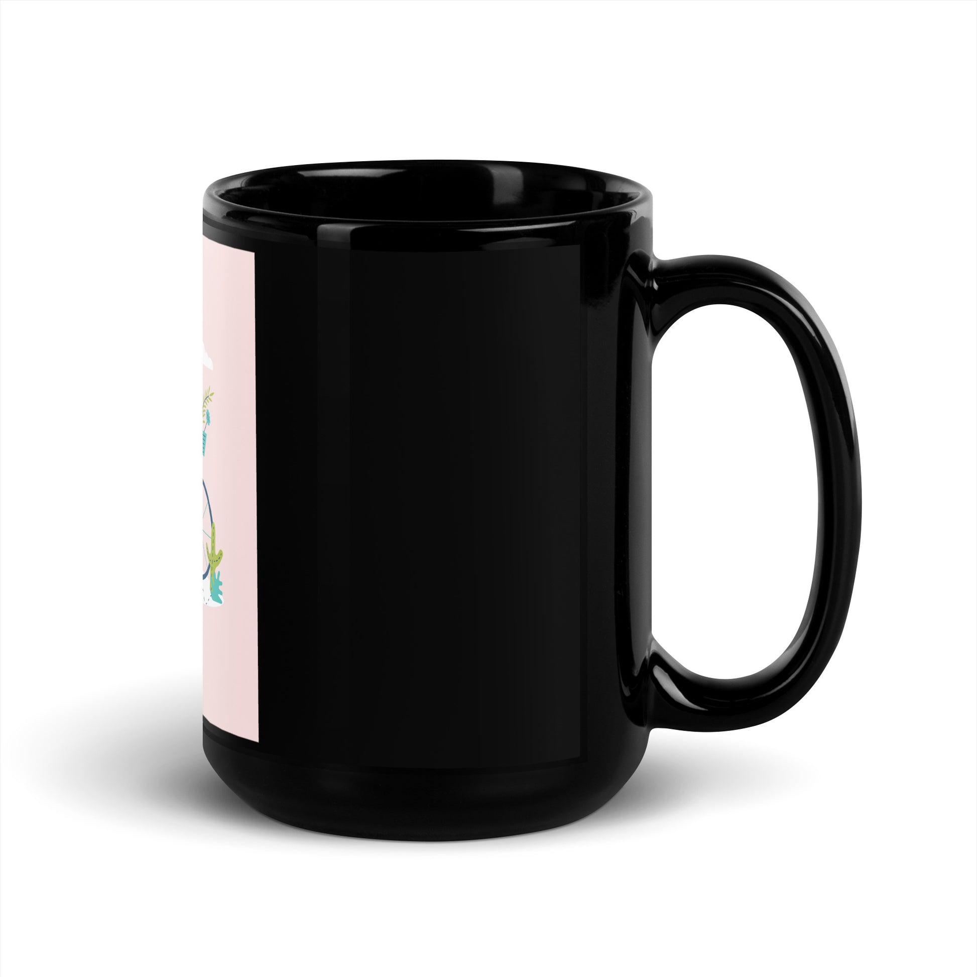 Bike Journey | Stop Antisemitism | Black Glossy Mug