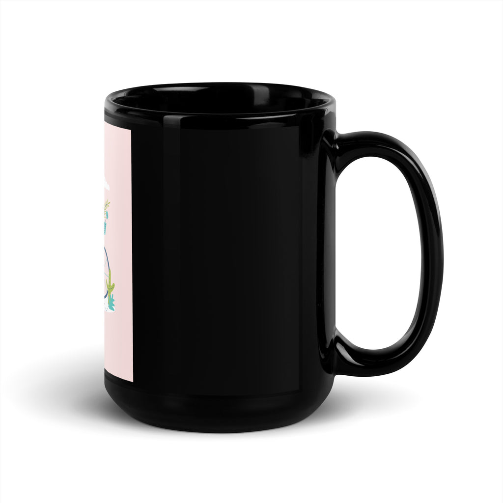 Bike Journey | Stop Antisemitism | Black Glossy Mug