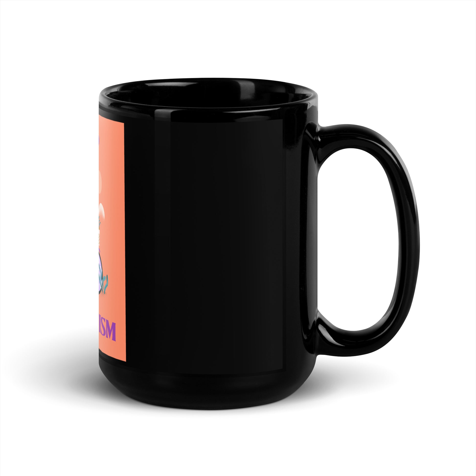 Bike Journey | Stop Antisemitism | Black Glossy Mug