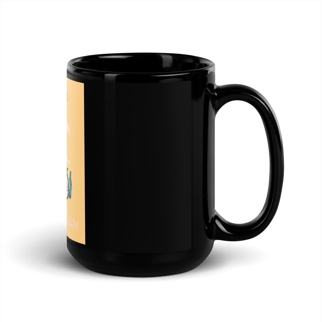 Bike Journey | Stop Antisemitism | Black Glossy Mug