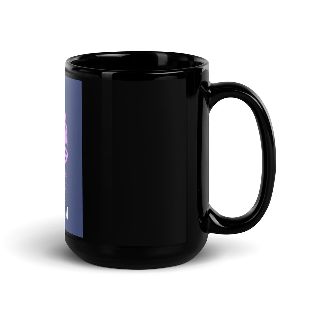Graffiti Statue Anthem | No Antisemitism | Black Glossy Mug