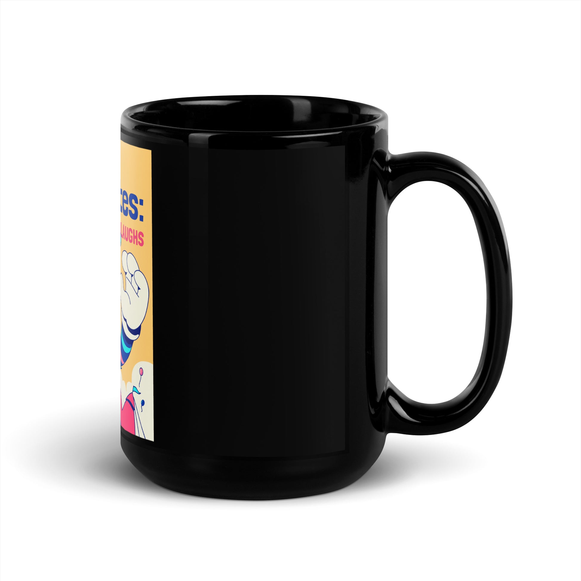 Antisemitic Clowns | Black Glossy Mug
