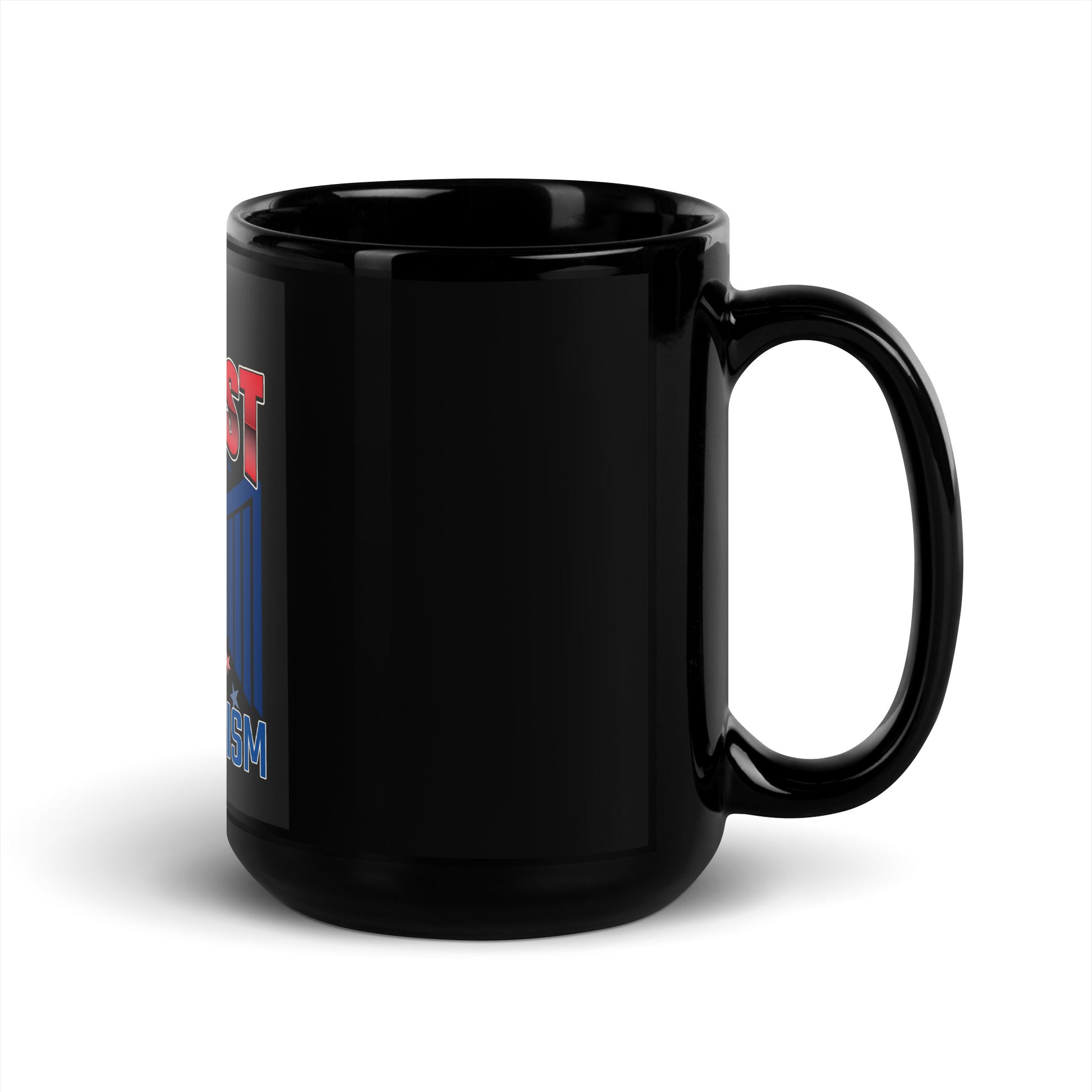 USA Edition | United Against Antisemitism | Black Glossy Mug