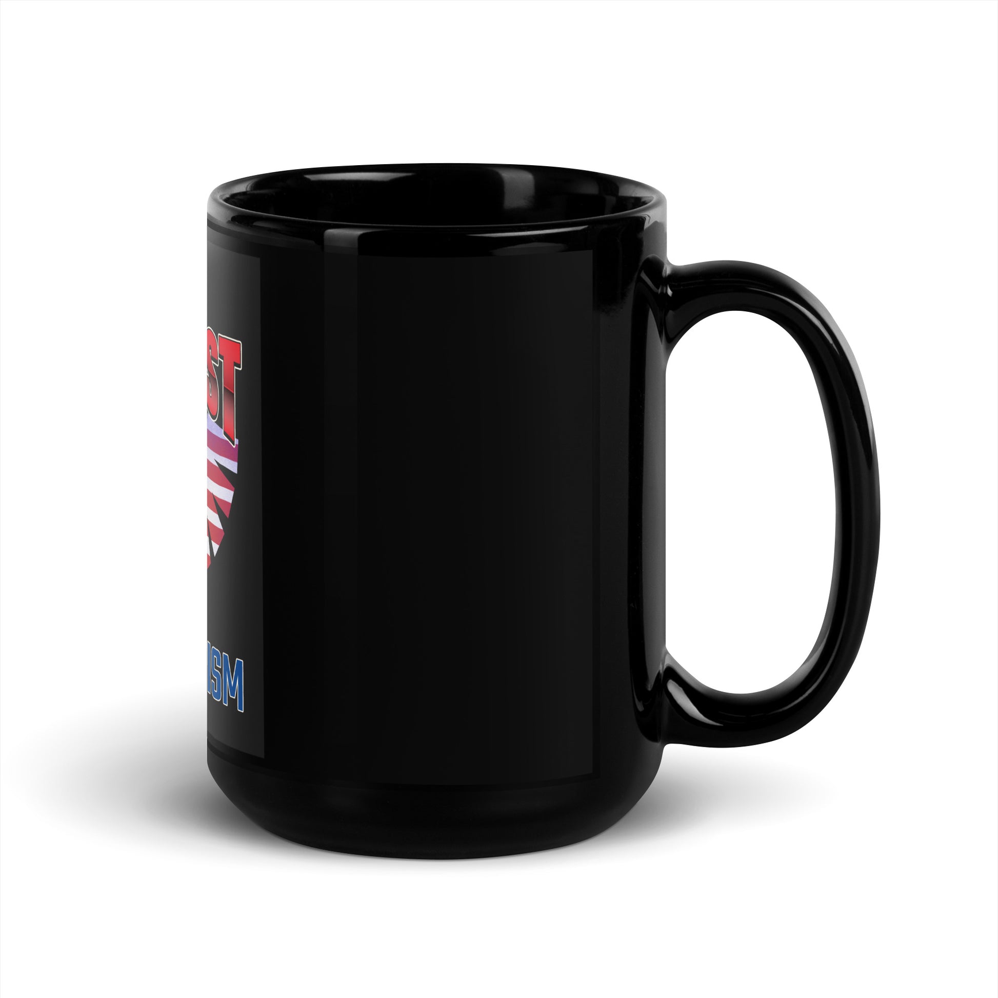 USA Edition | United Against Antisemitism | Black Glossy Mug