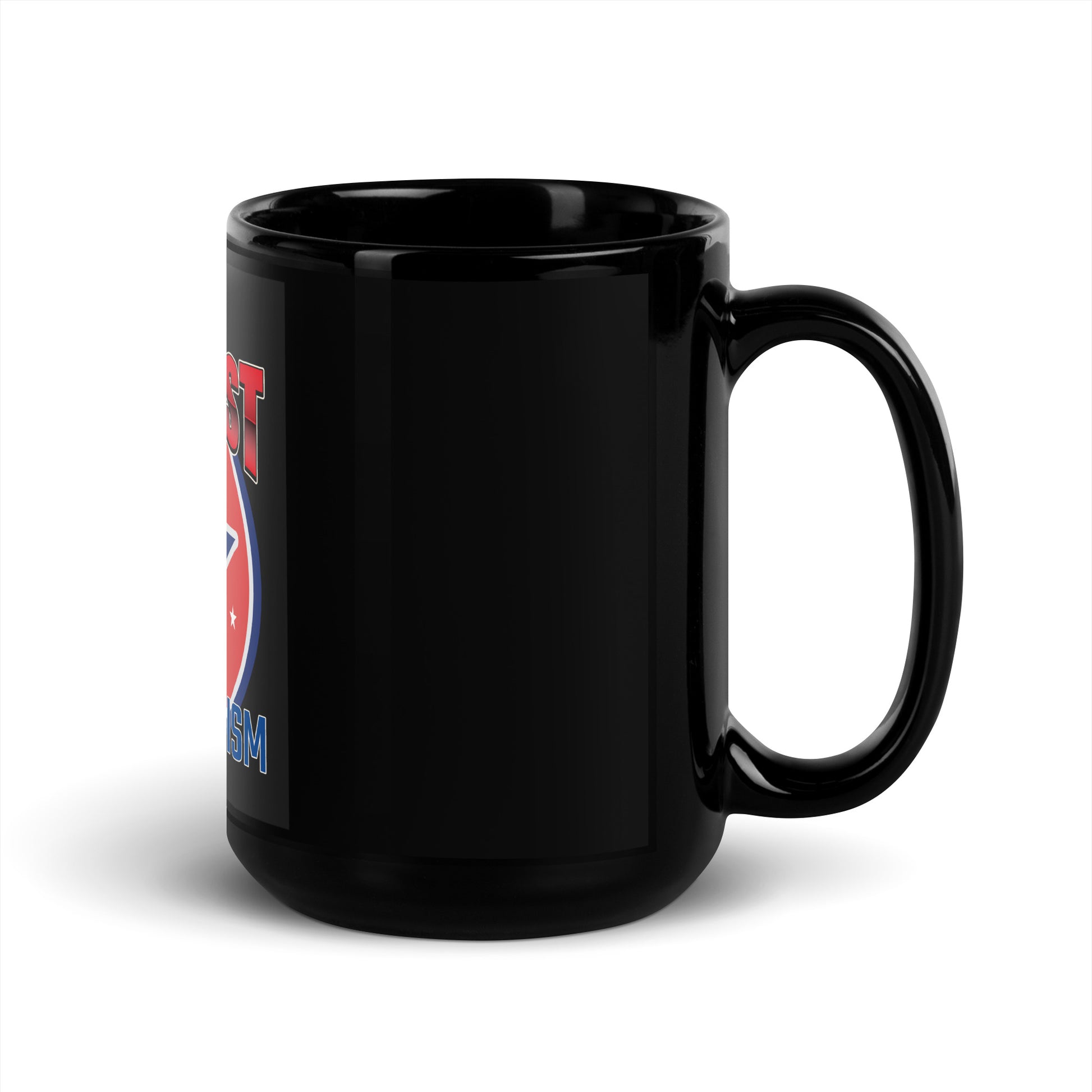 USA Edition | United Against Antisemitism | Black Glossy Mug