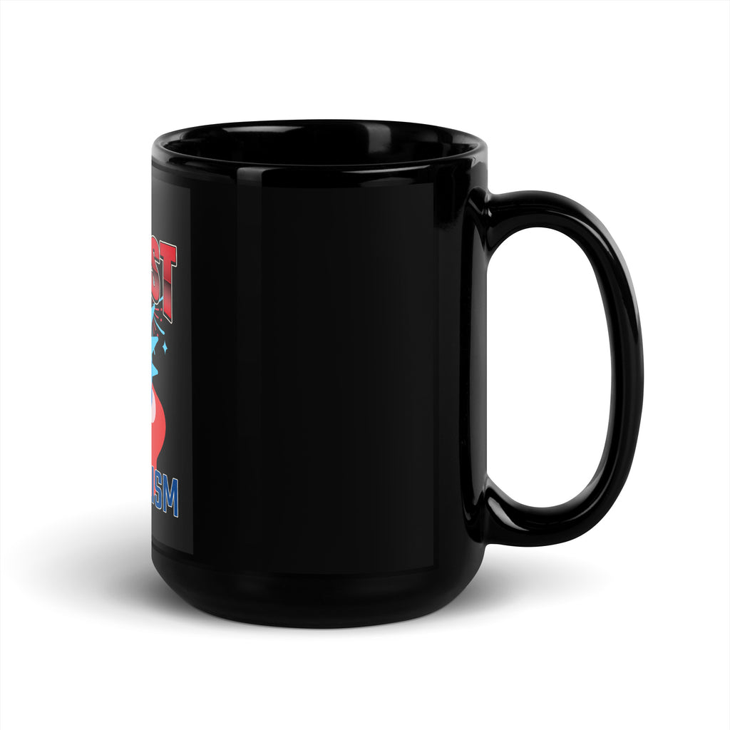 USA Edition | United Against Antisemitism | Black Glossy Mug