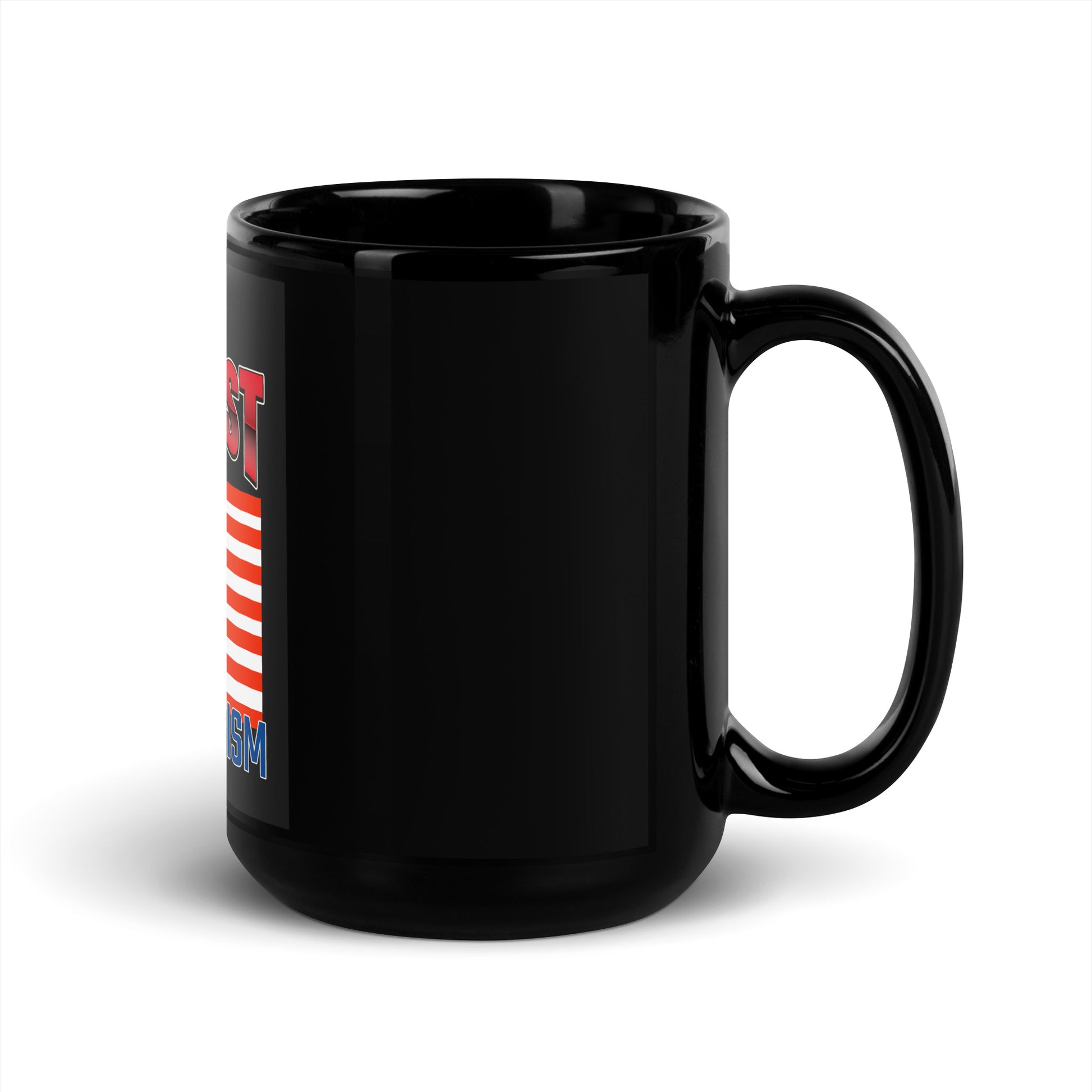 USA Edition | United Against Antisemitism | Black Glossy Mug
