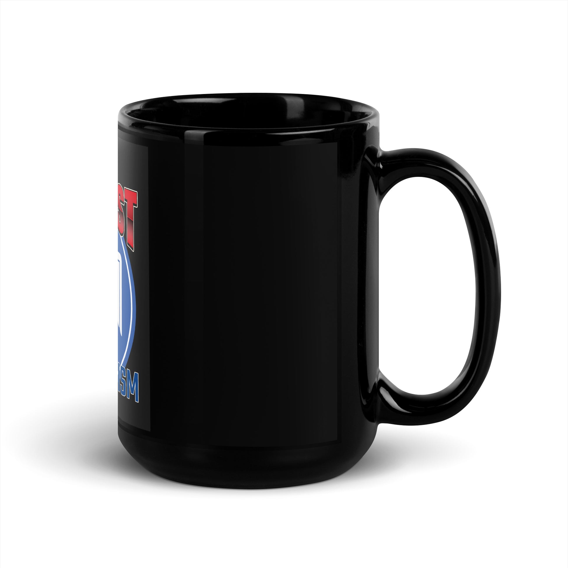 USA Edition | United Against Antisemitism | Black Glossy Mug
