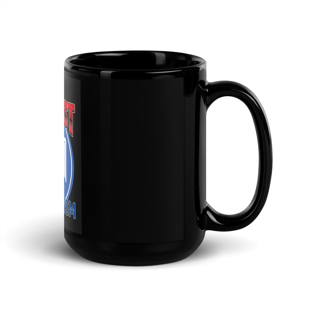 USA Edition | United Against Antisemitism | Black Glossy Mug