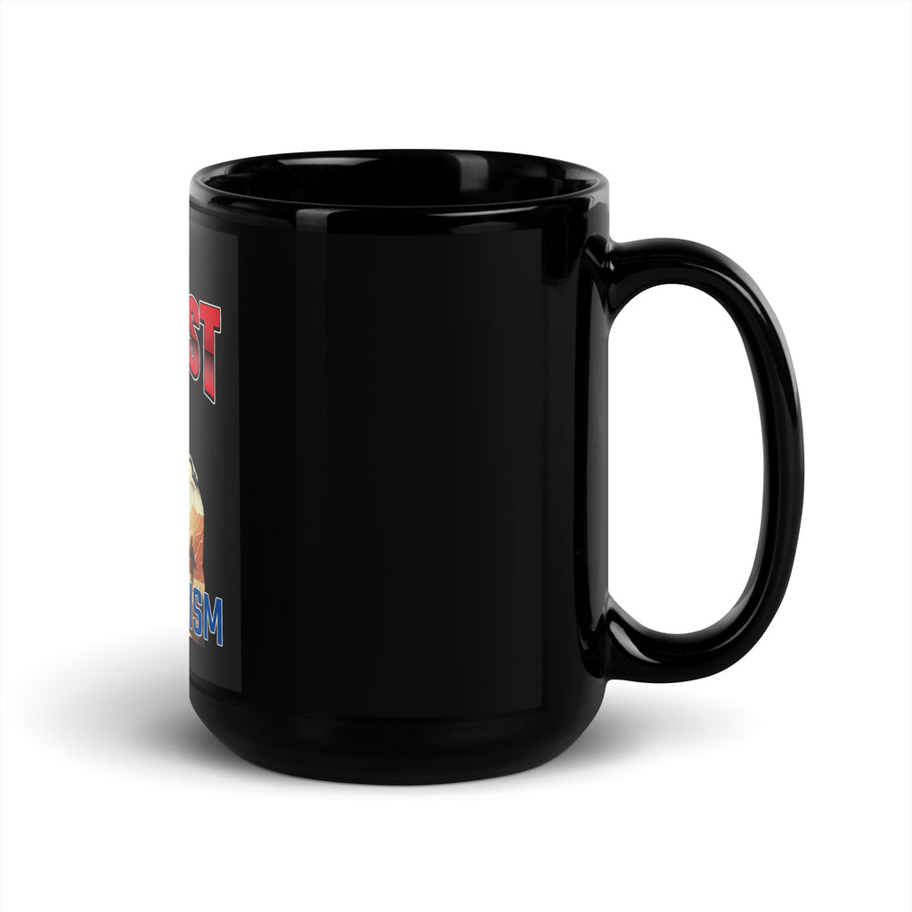USA Edition | United Against Antisemitism | Black Glossy Mug