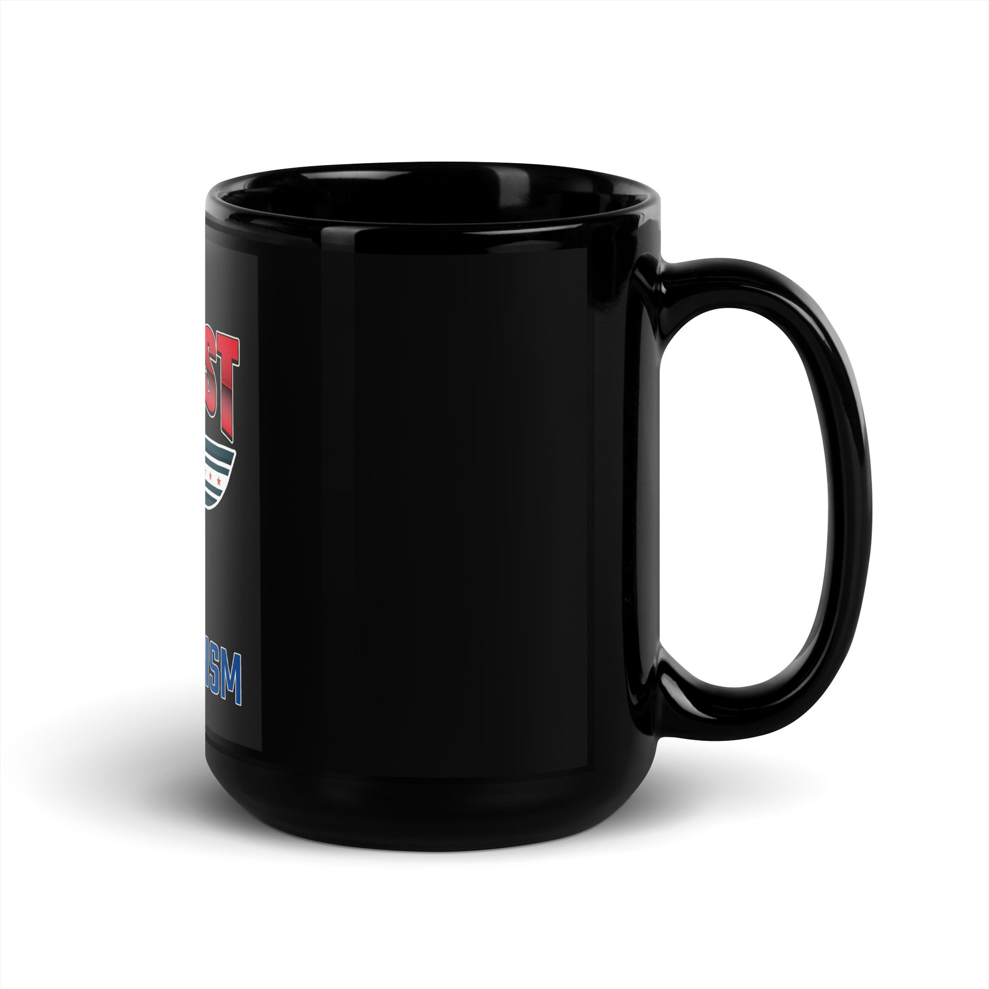 USA Edition | United Against Antisemitism | Black Glossy Mug