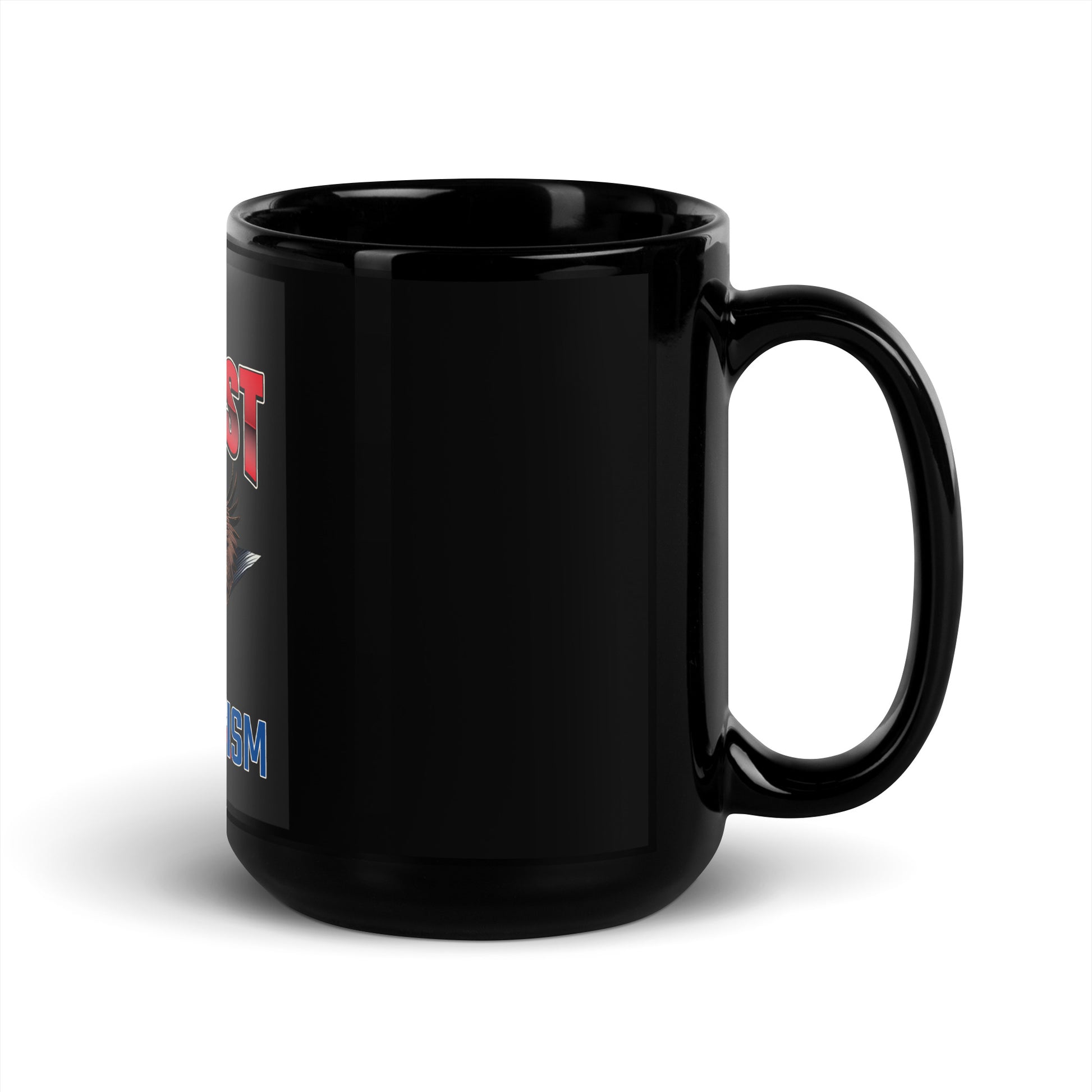 USA Edition | United Against Antisemitism | Black Glossy Mug