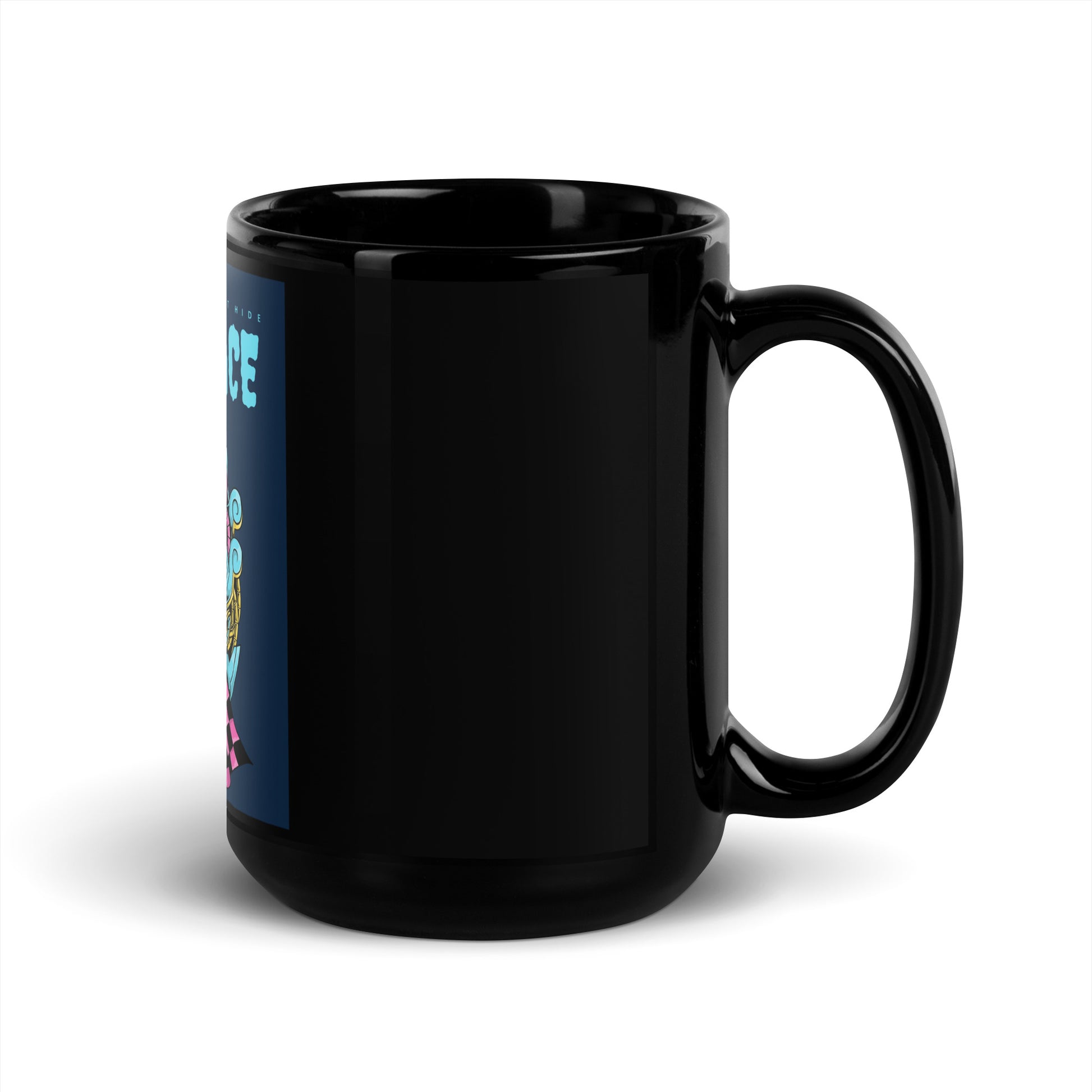 Show Face | Antisemitism Can't Hide | Black Glossy Mug