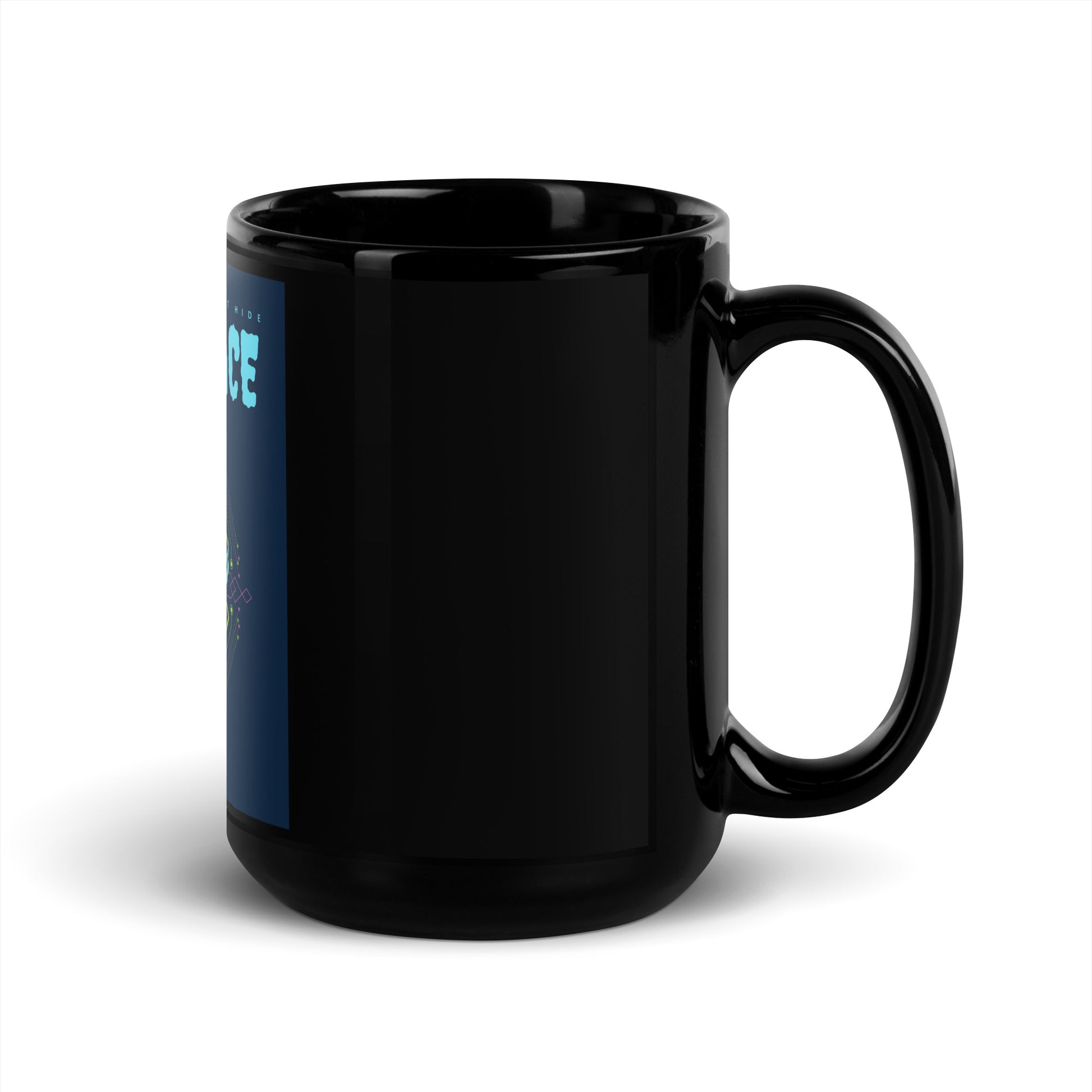 Show Face | Antisemitism Can't Hide | Black Glossy Mug